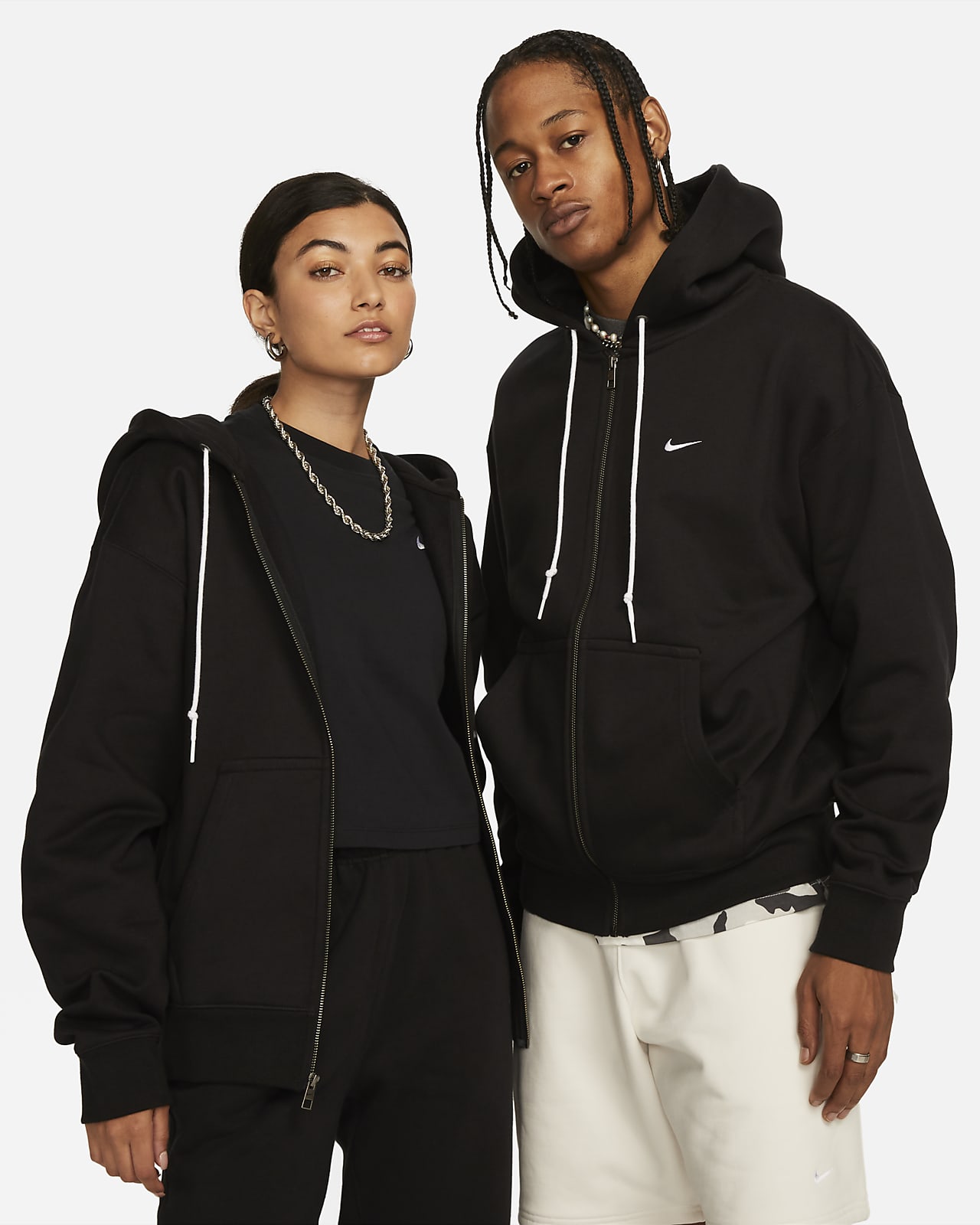 Nike Solo Swoosh Men's Full-Zip Hoodie.