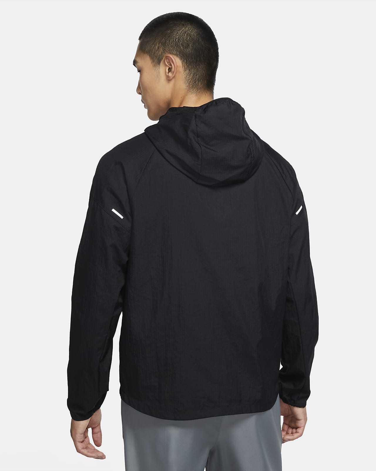 nike running zip up