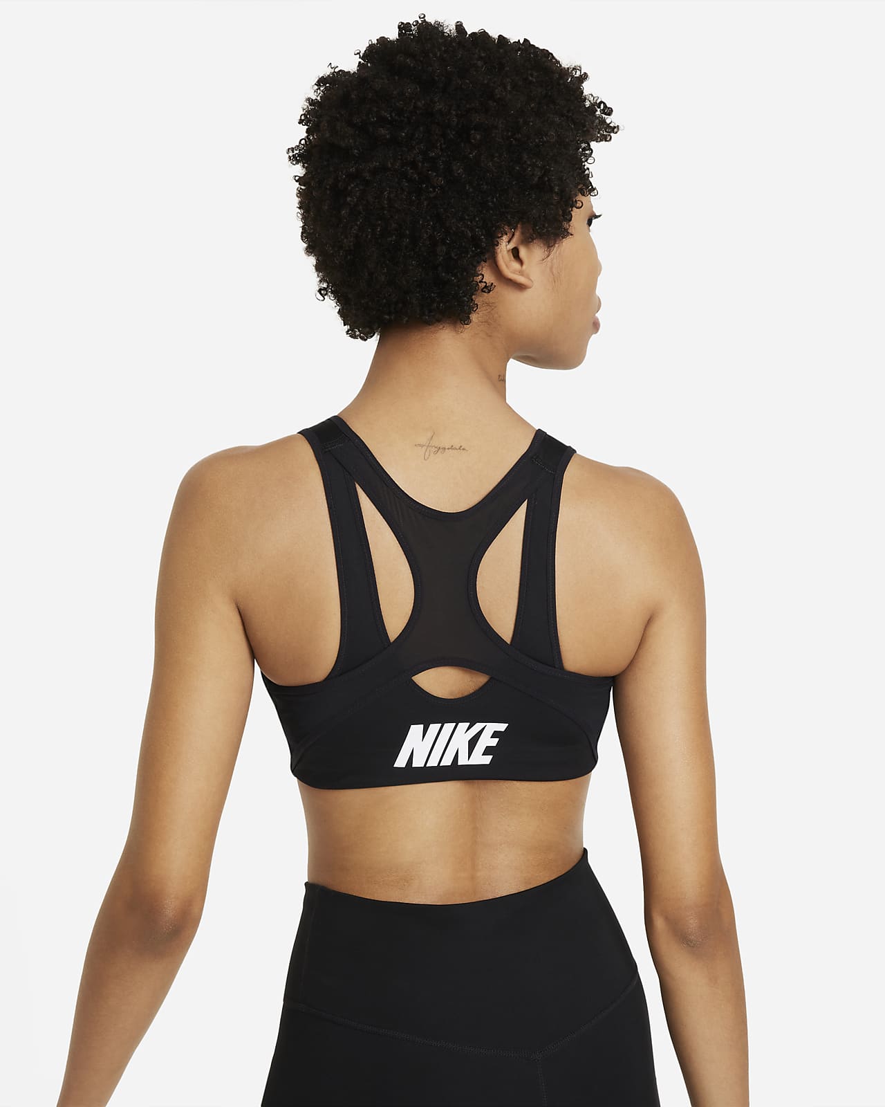 Nike Shape Women's High-Support Padded Zip-Front Bra.