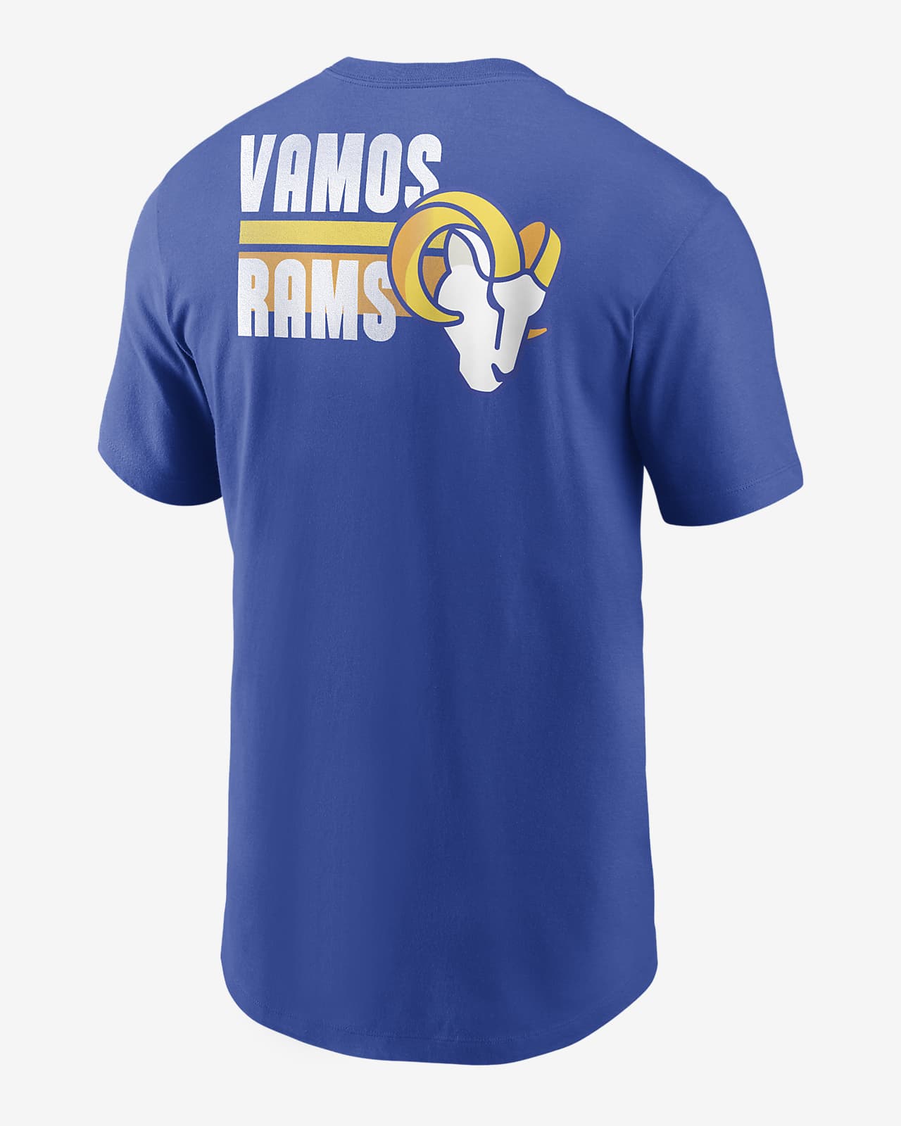 Nike Men's Team Incline (NFL Los Angeles Rams) T-Shirt in Blue, Size: XL | N1994EV95-0Y7