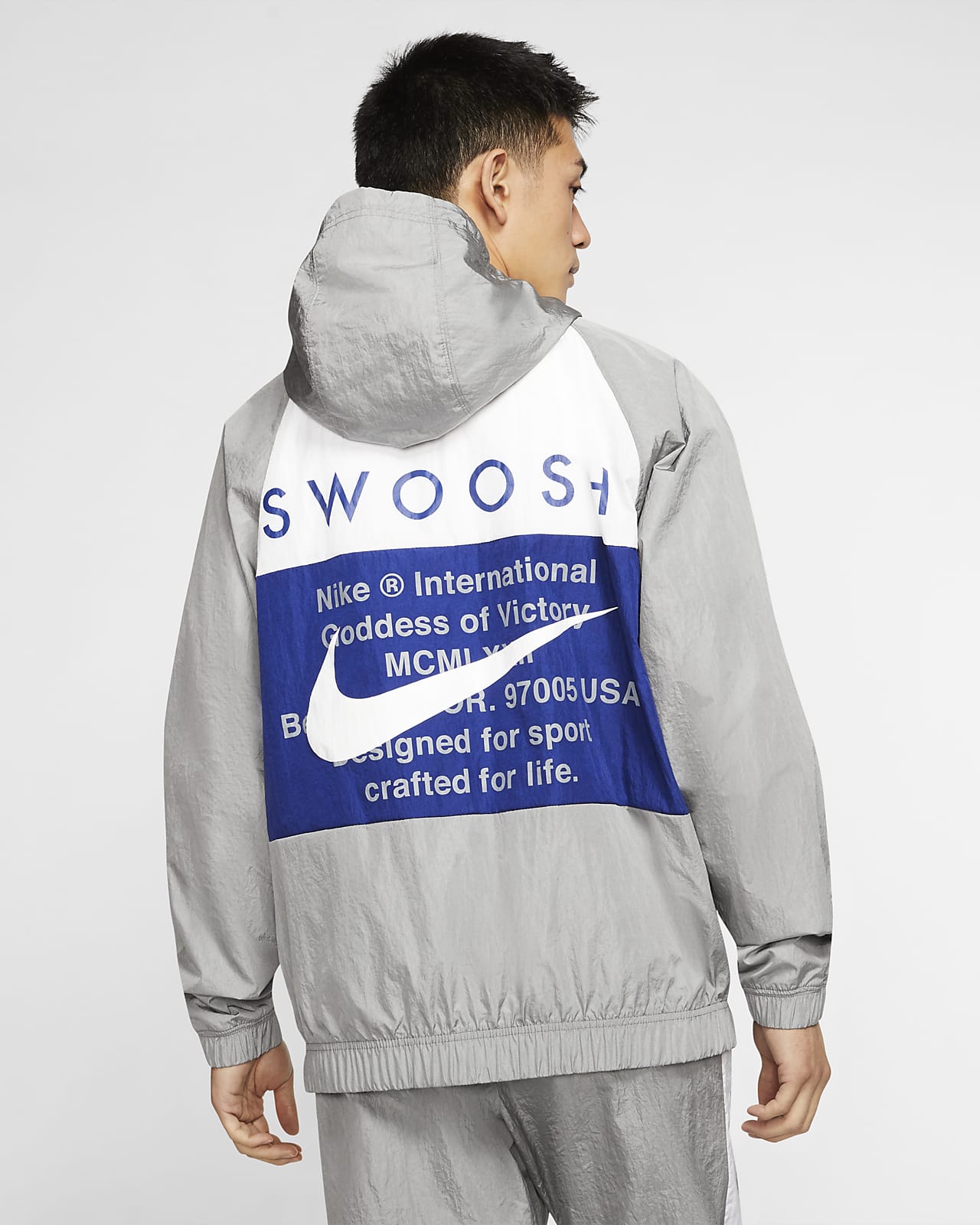 Nike公式 ナイキ スポーツウェア スウッシュ メンズ ウーブン フーデッド ジャケット オンラインストア 通販サイト