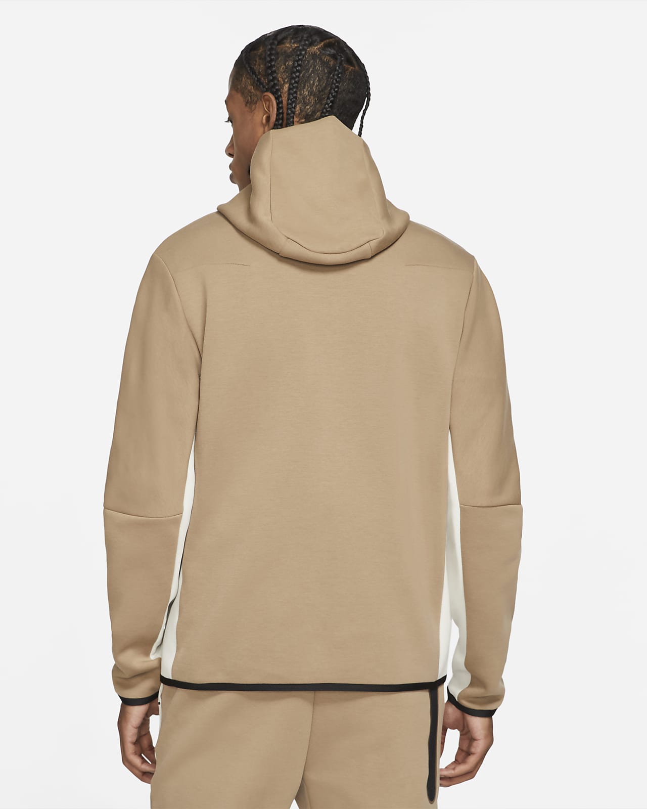 Nike Sportswear Tech Fleece Hoodie met rits voor heren. Nike BE