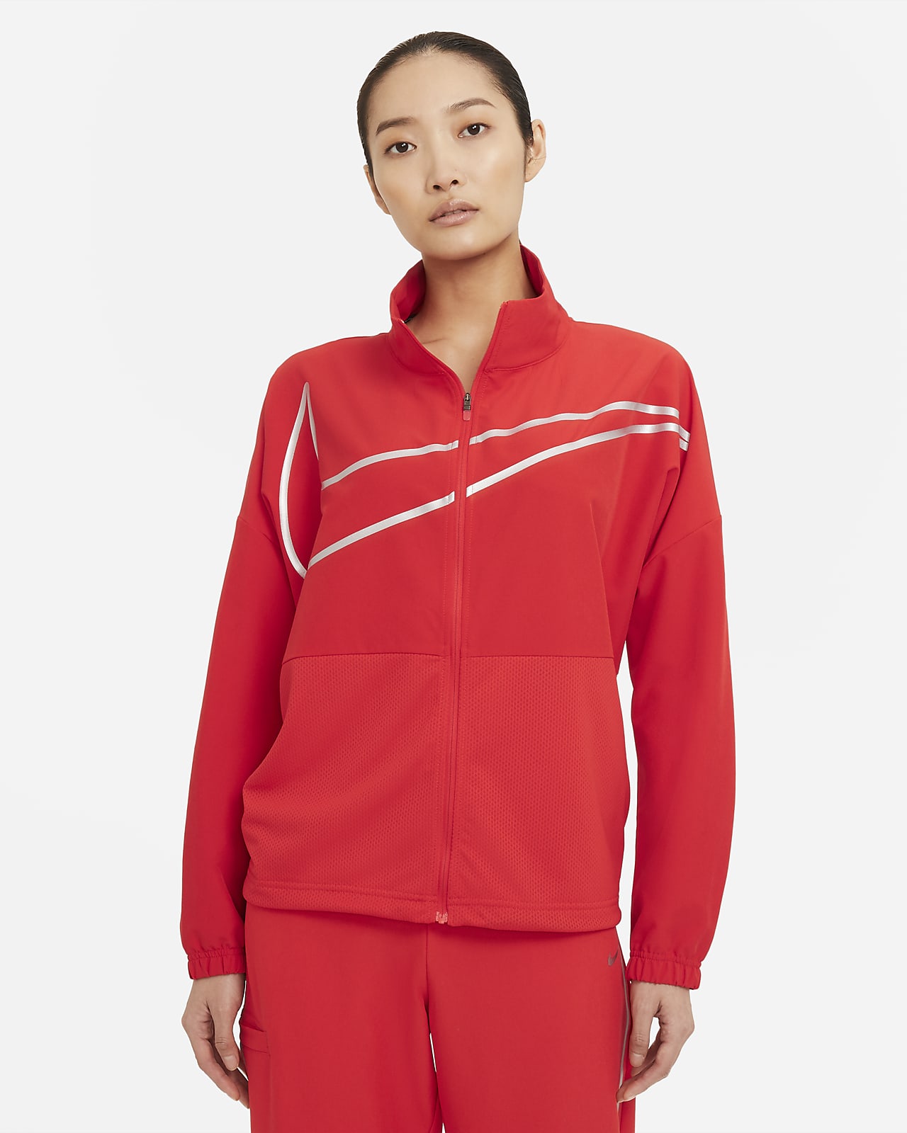 Nike Pro Women's Woven Full-Zip Top 