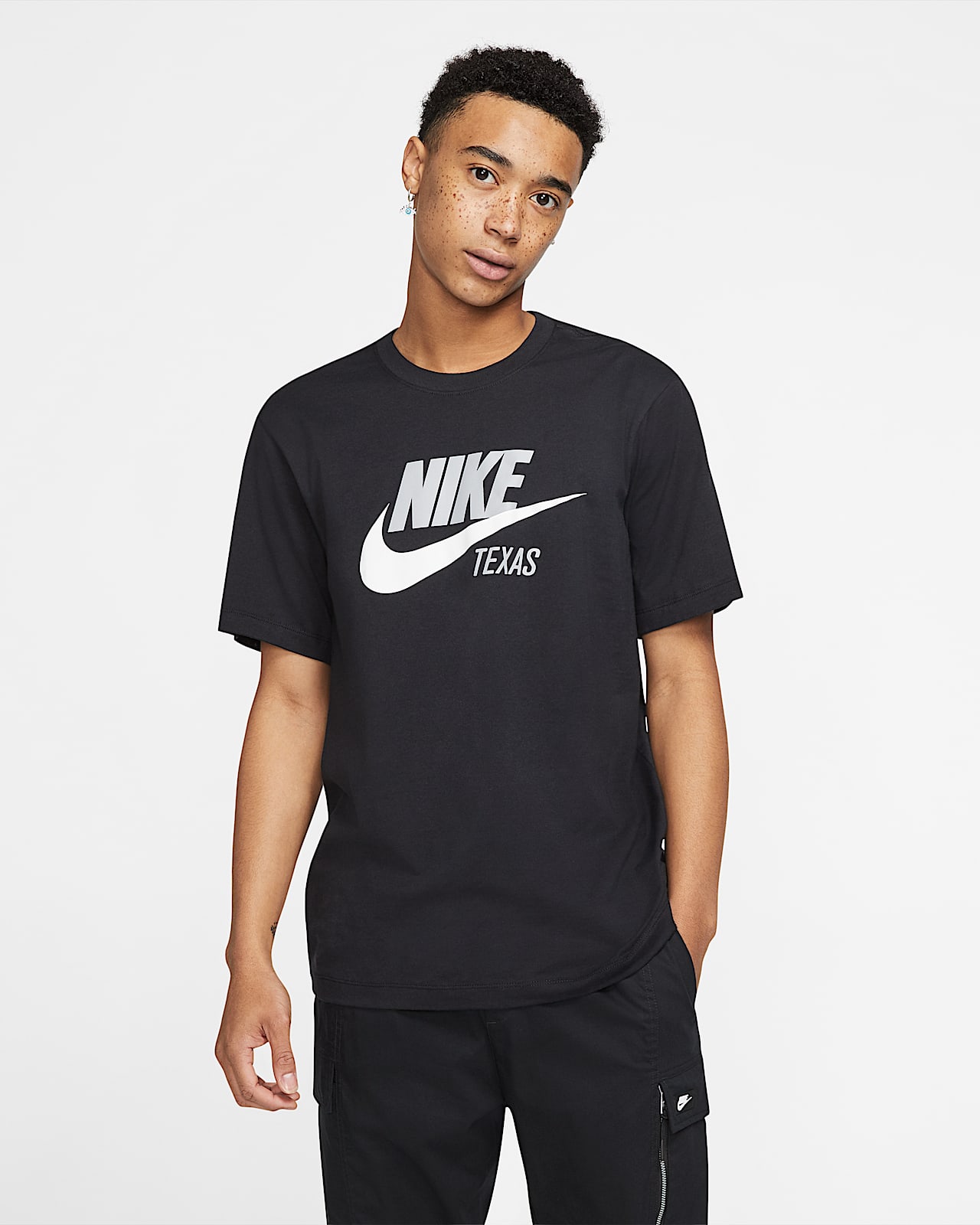 nike black shirt mens
