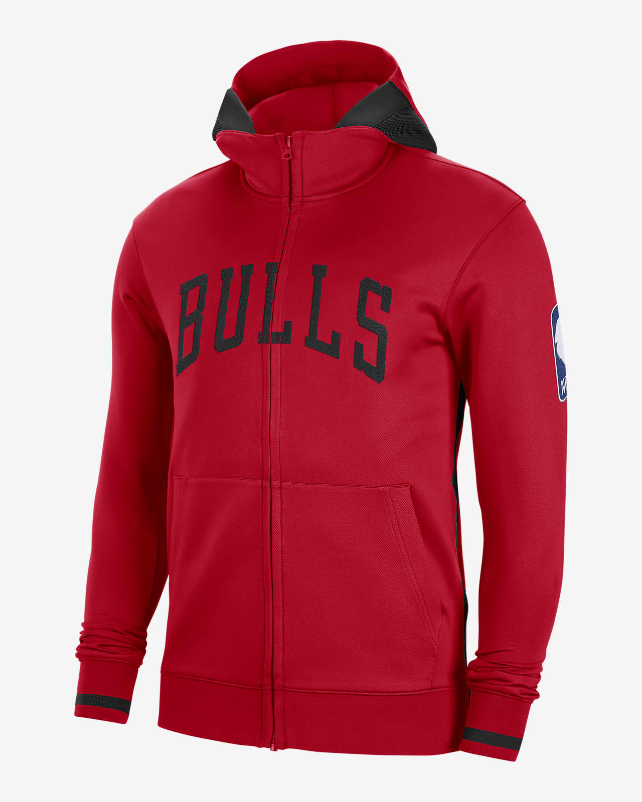 Chicago Bulls Nike Dri-Fit Standard Issue Full Zip Hoodie