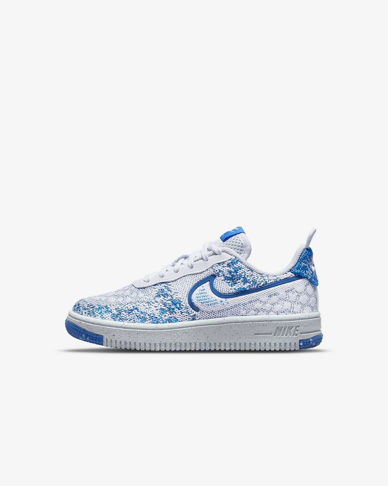 Nike Force 1 Crater Flyknit Younger Kids' Shoes