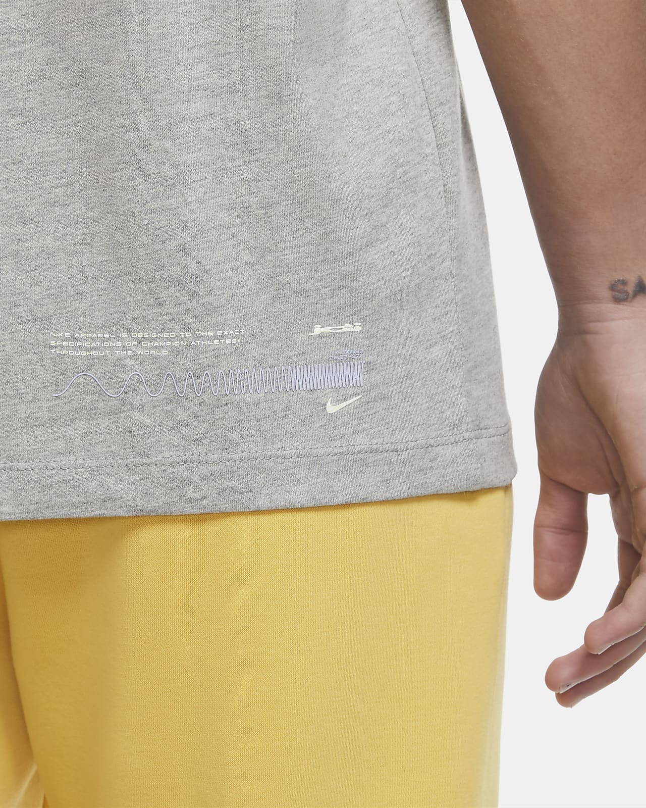 nike club all over print short sleeve
