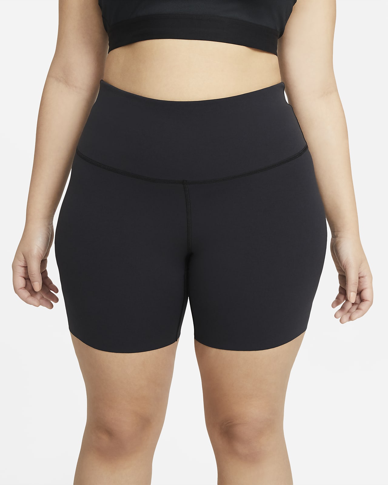 nike yoga shorts plus size