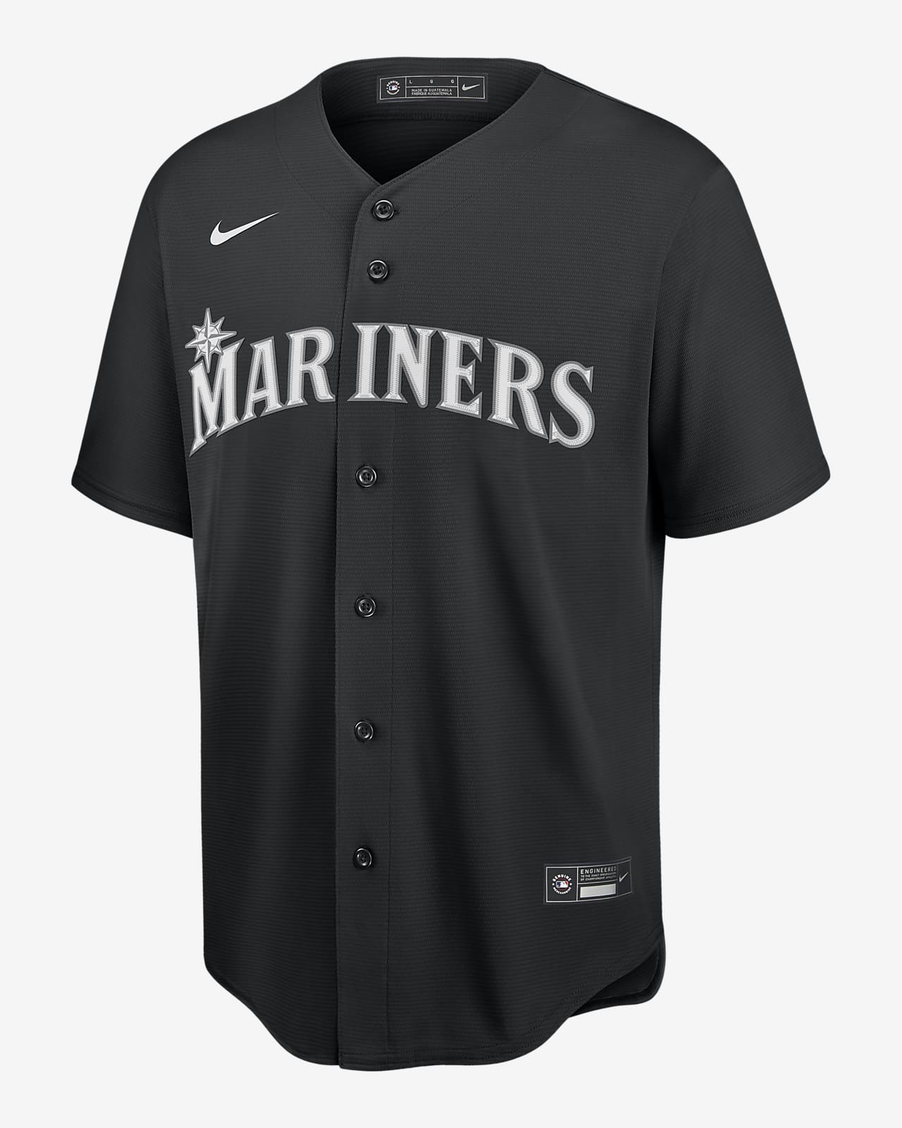 Seattle mariners black jersey Clearance