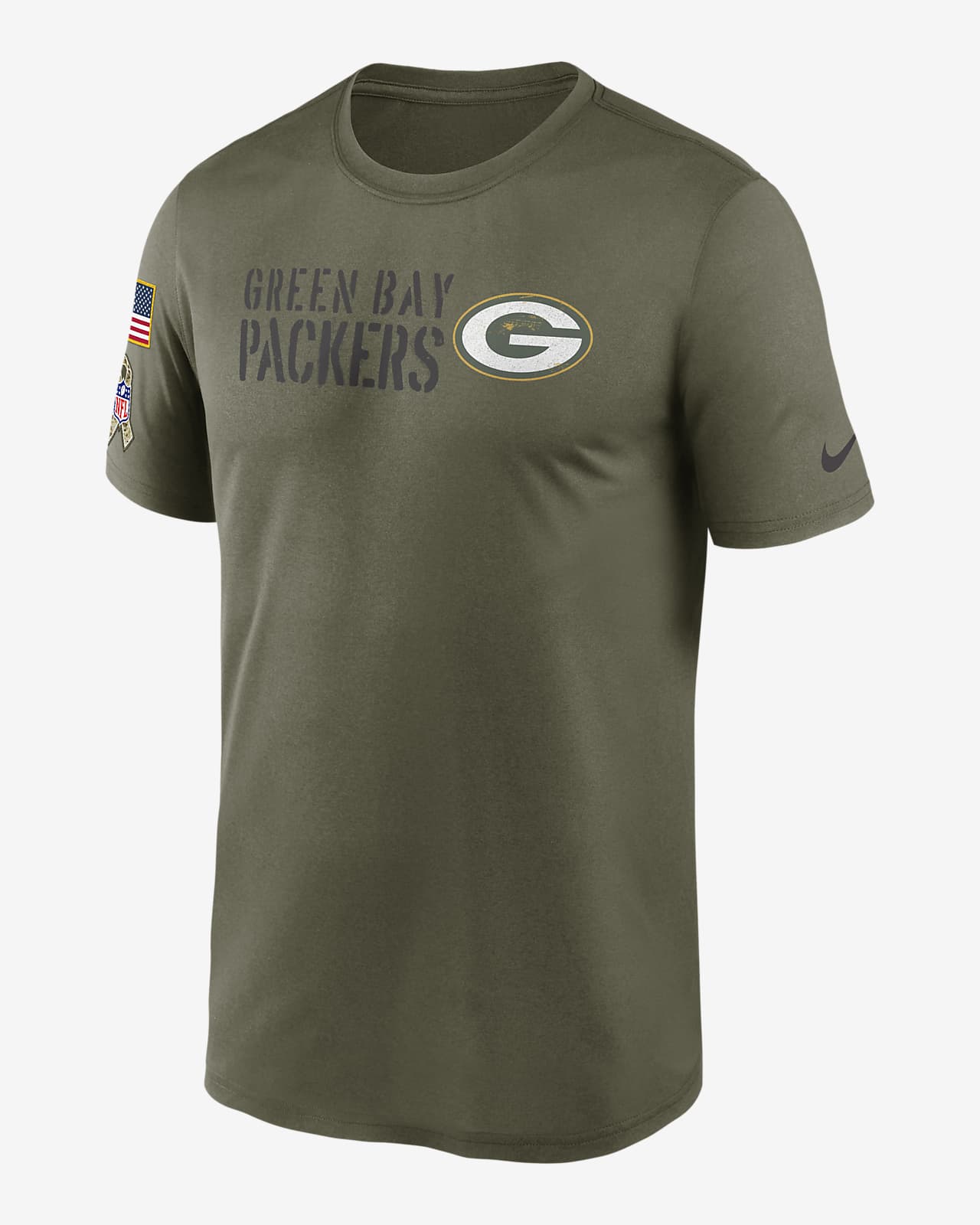 Nike Dri-FIT Lockup Team Issue (NFL Green Bay Packers) Men's T-Shirt