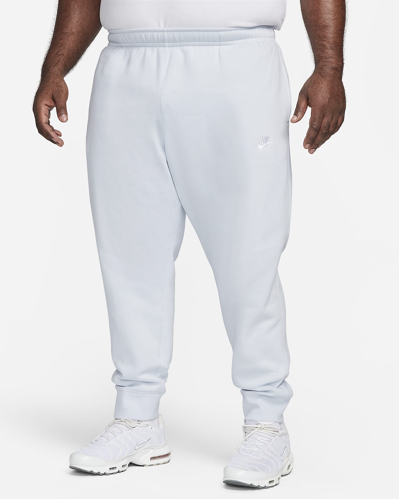Men's Nike Alligator/White Sportswear Club Fleece Joggers (BV2671