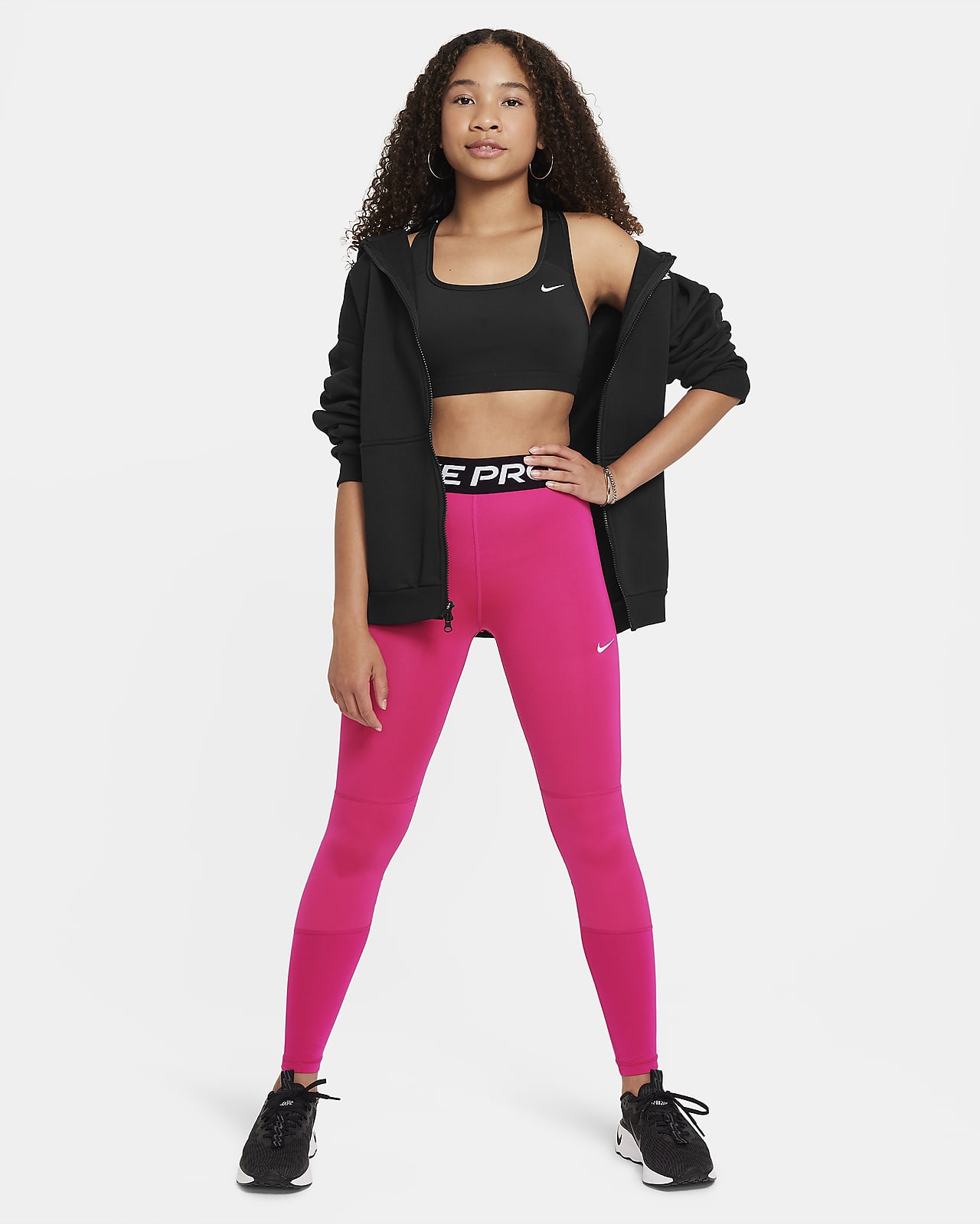 Nike Swoosh Luxe Big Kids' (Girls') Longline Sports Bra. Nike.com
