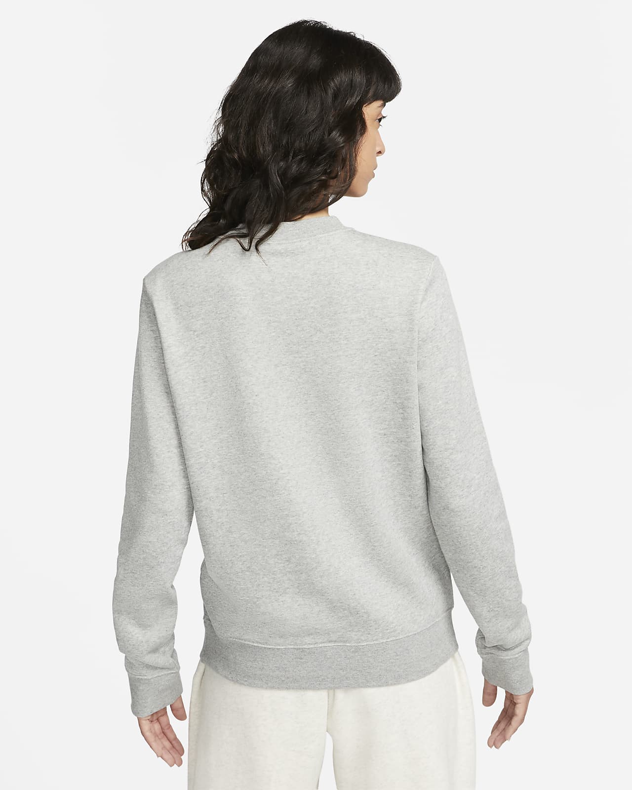 women's nike club crew sweatshirt