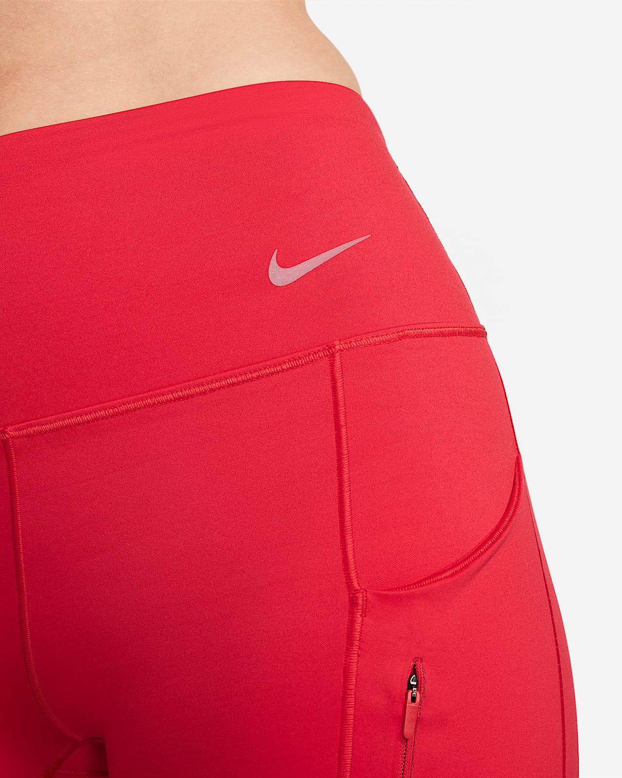 Nike Go Lange legging met halfhoge taille, complete ondersteuning en zakken  voor dames. Nike NL