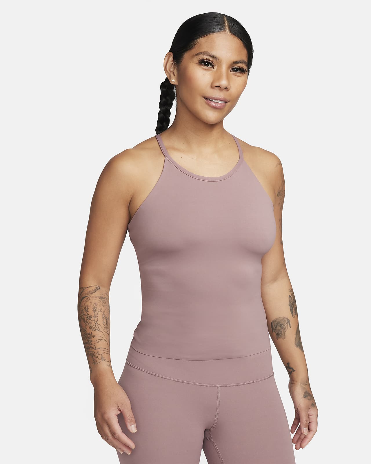 Modal-Blend High-Neck Yoga Tank Top, Women's Sleeveless & Tank Tops