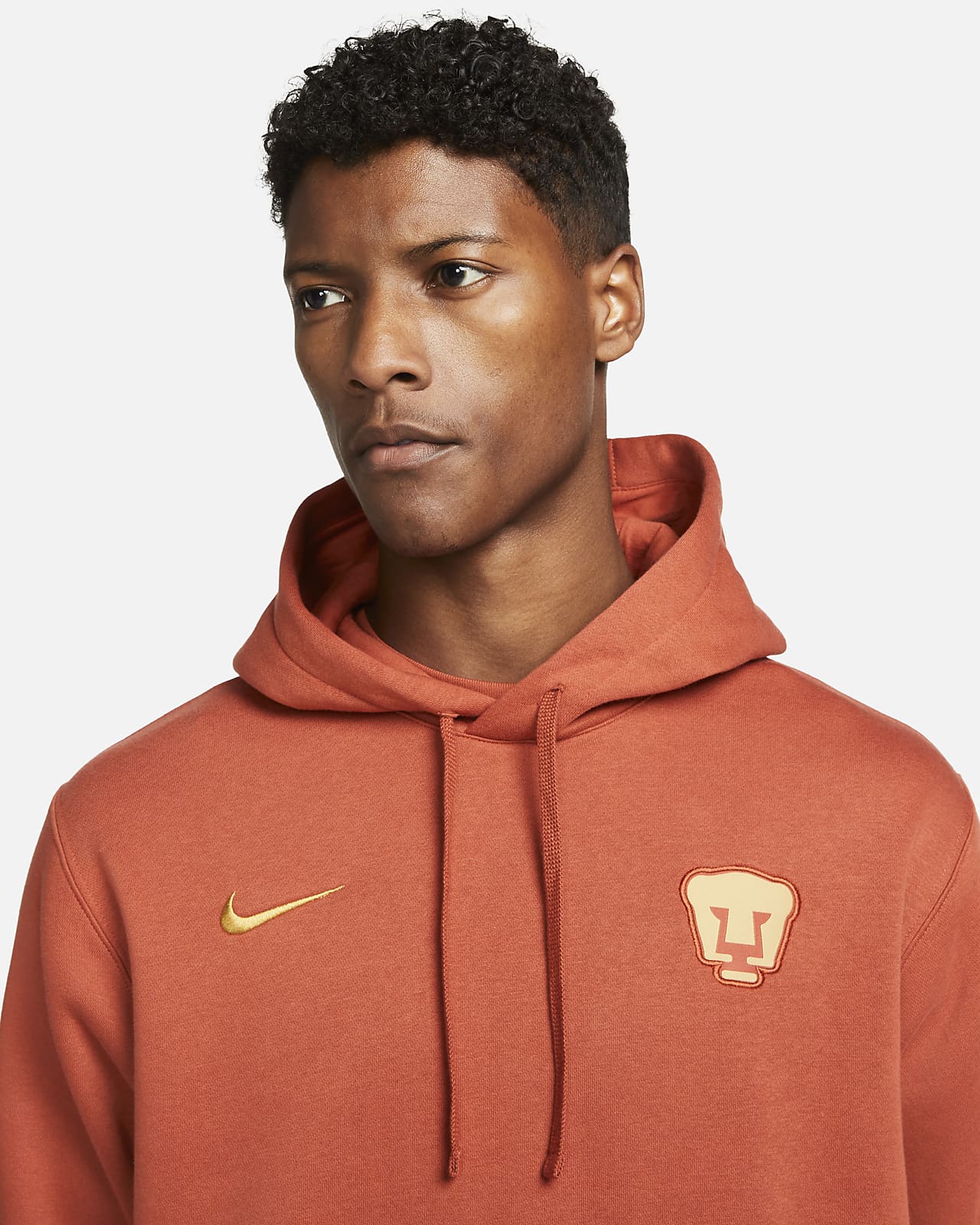 Pumas UNAM Fleece-Hoodie für Herren. Nike LU