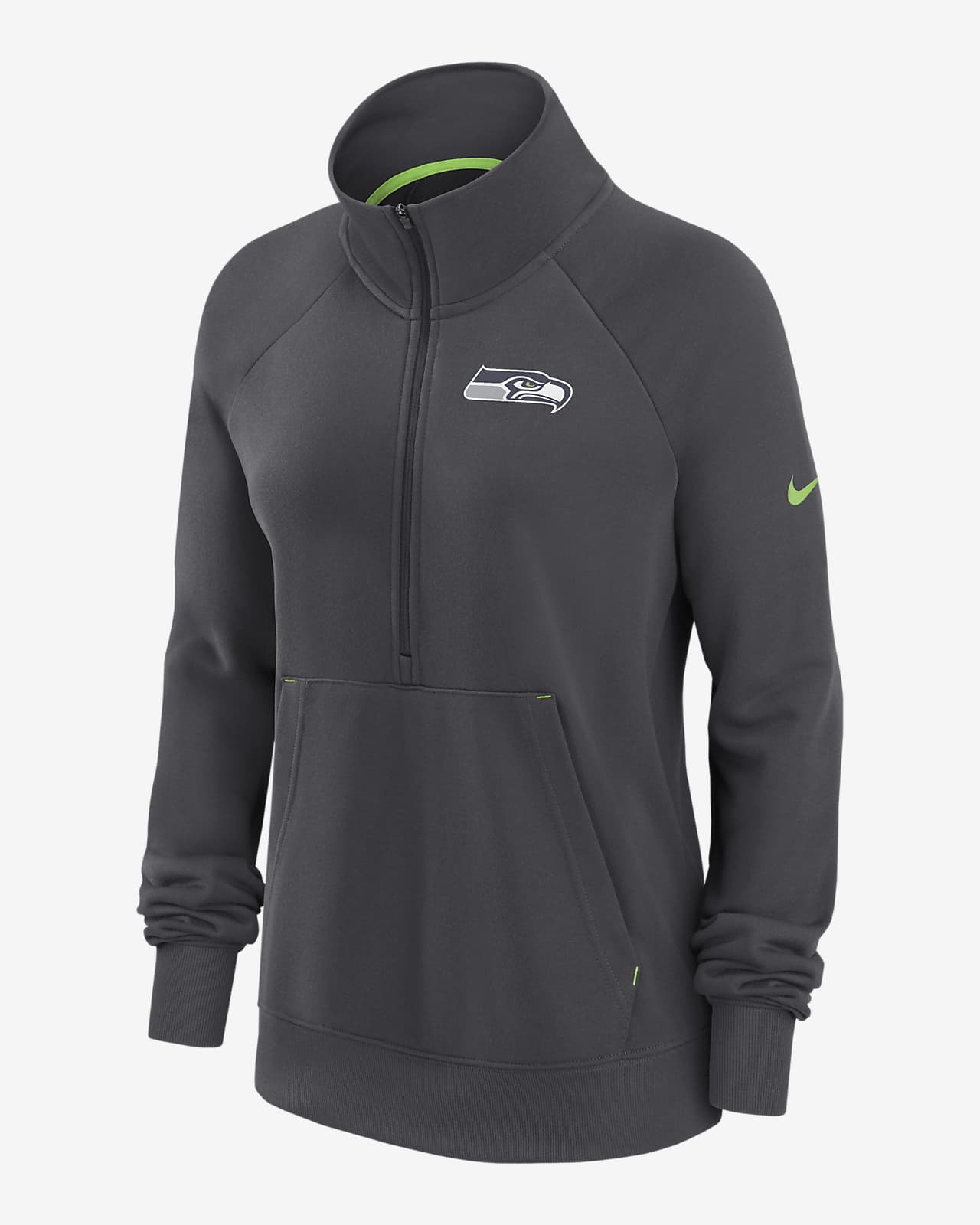Sudadera de medio cierre para mujer Nike Dri-FIT Premium (NFL Seattle Seahawks)