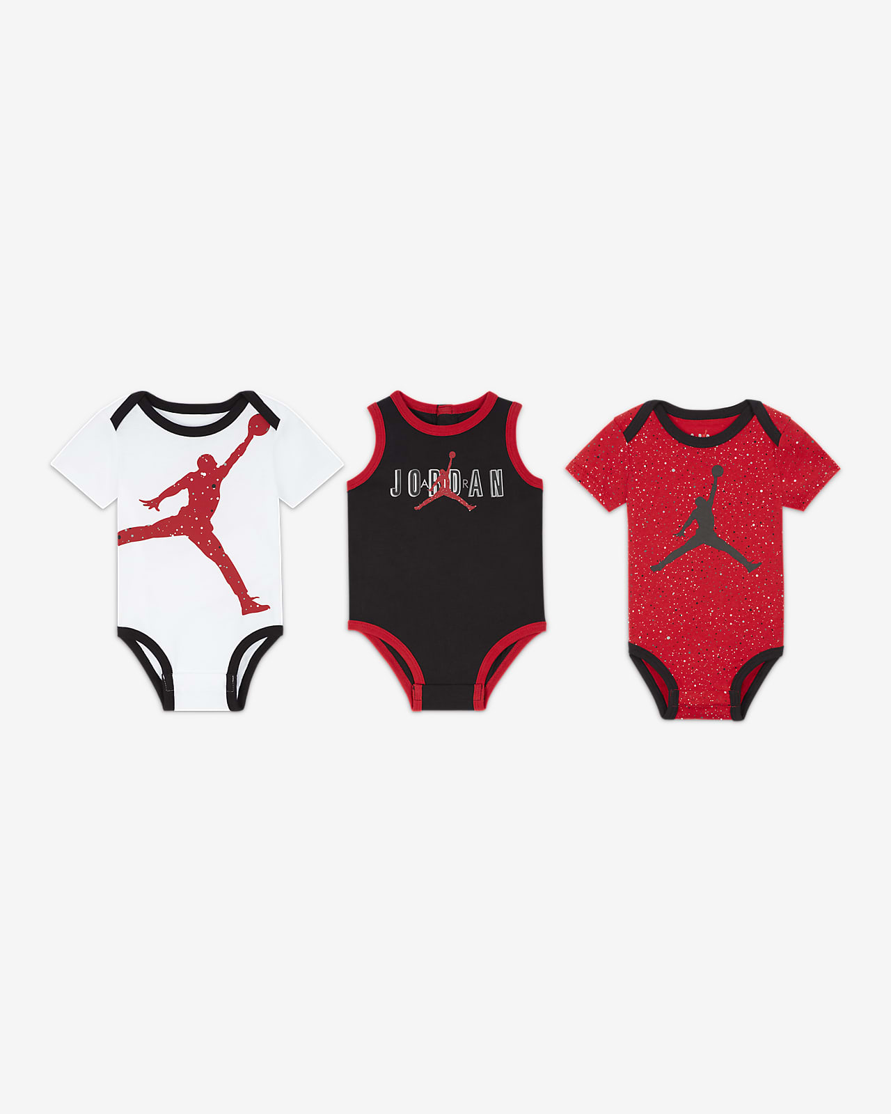 Set di body (confezione da 3) Jordan Air - Neonati (0-9 mesi)