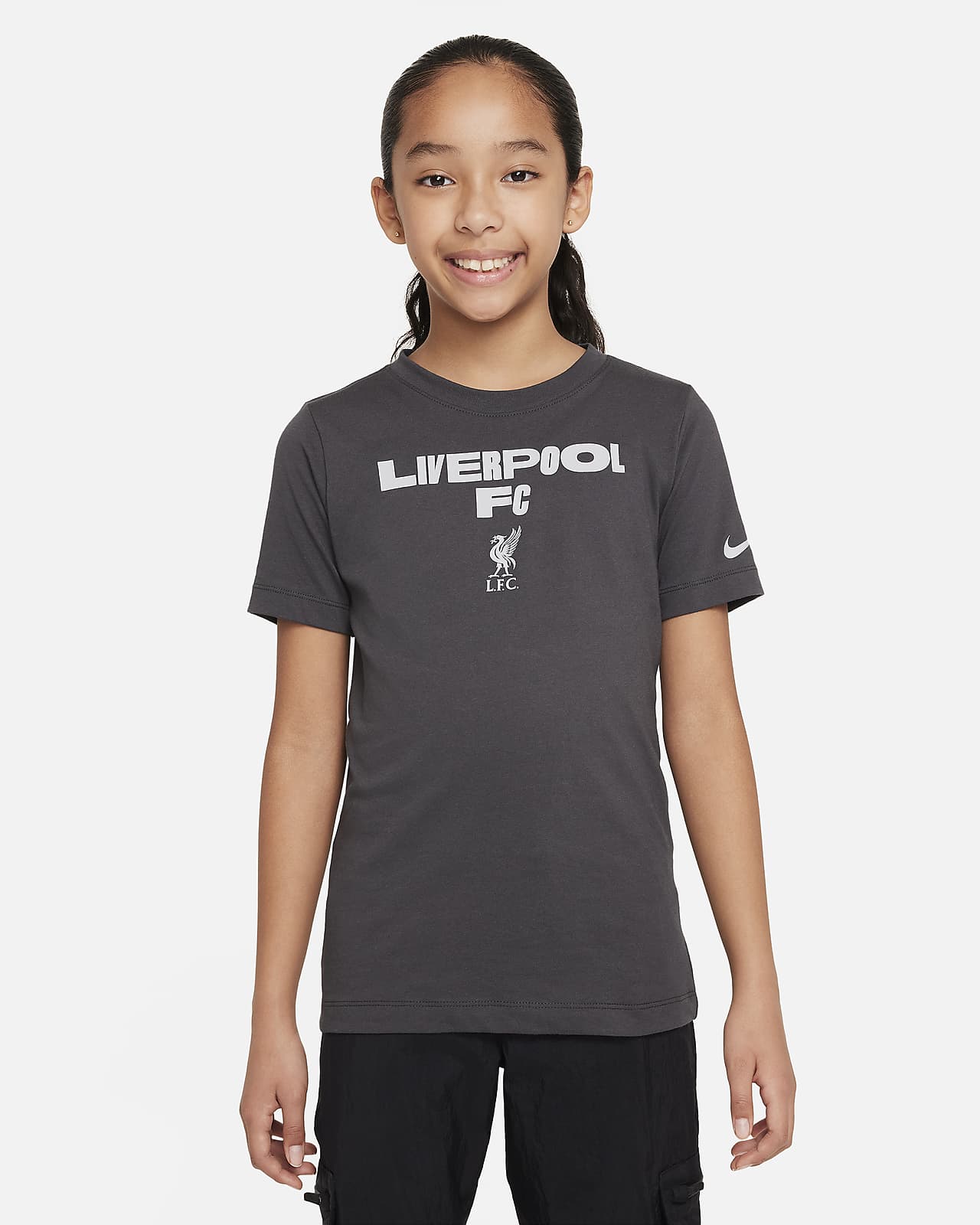 Liverpool FC Nike fotball-T-skjorte til store barn