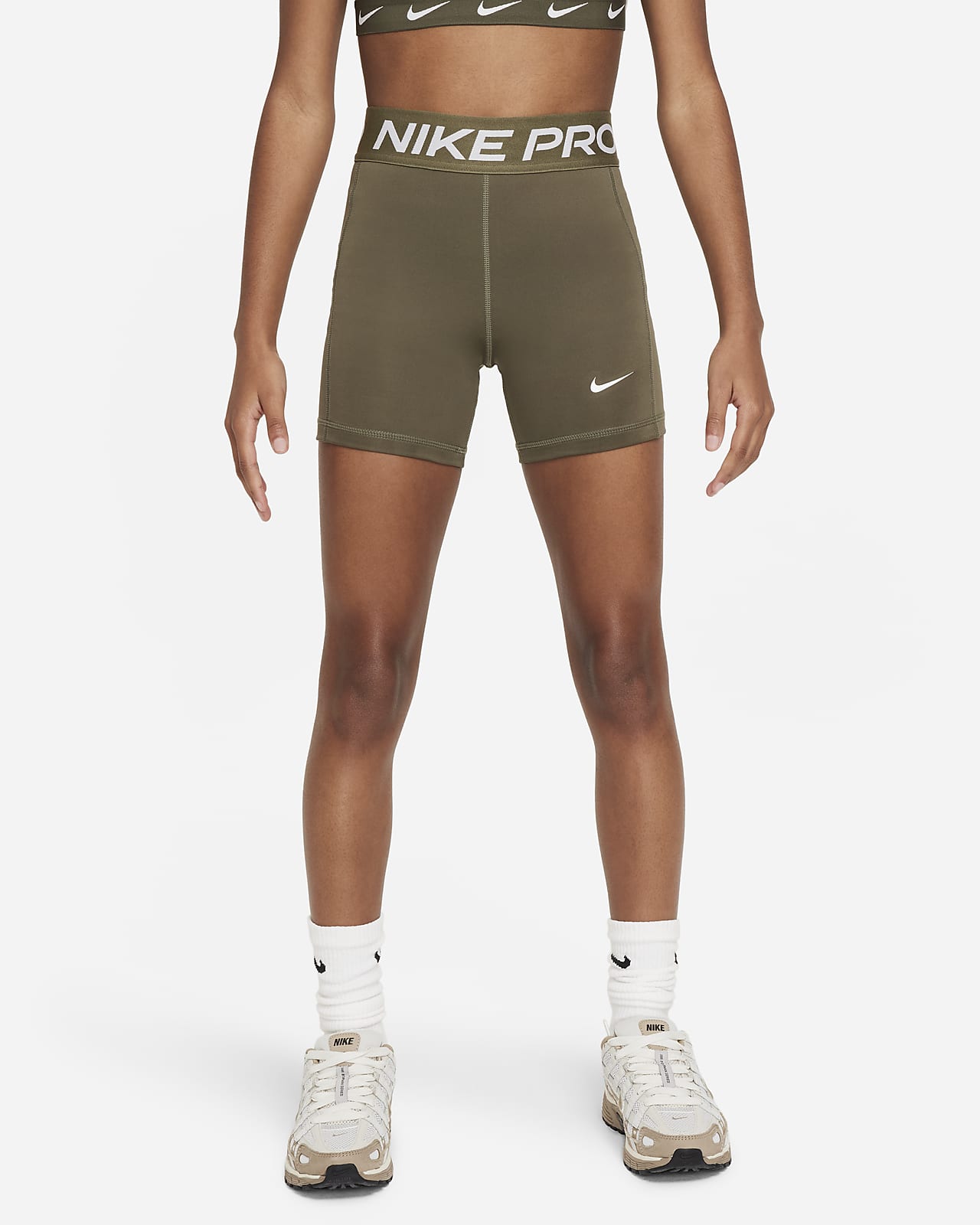 Nike Pro Leak Protection: Period Girls' Dri-FIT Shorts.