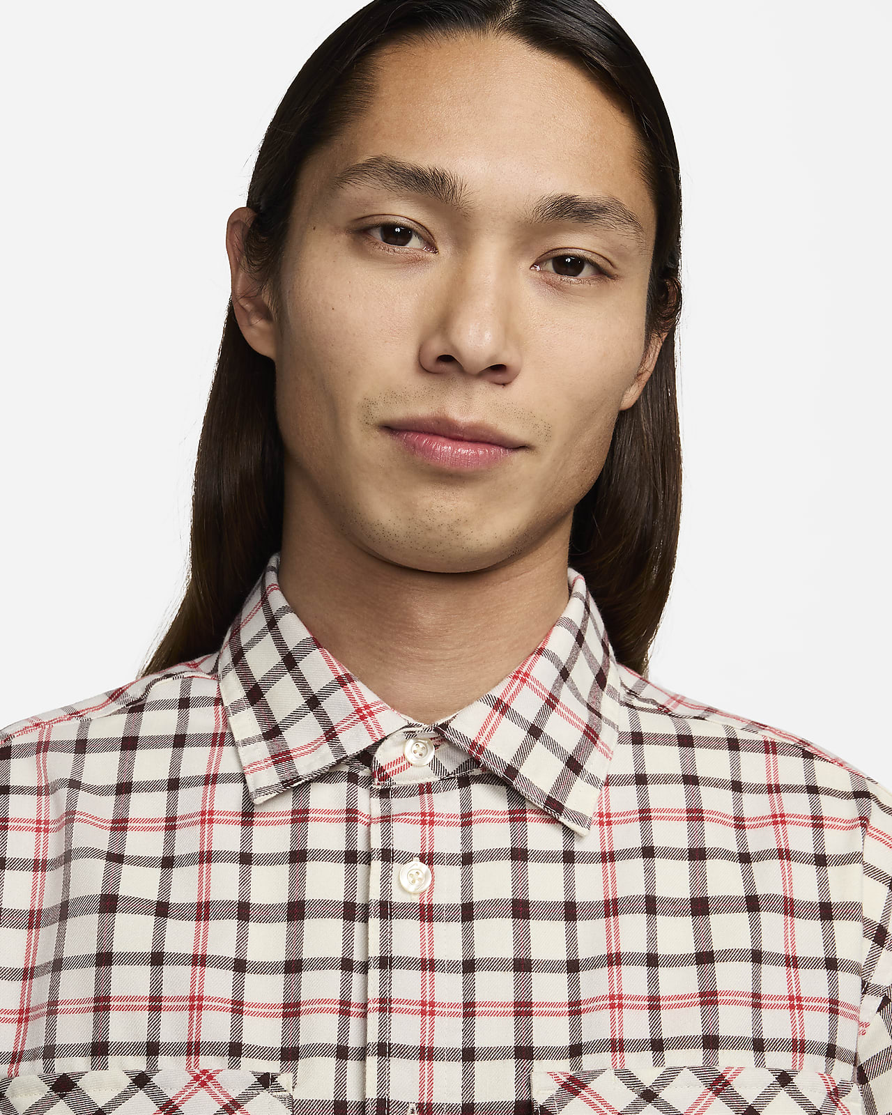 Nike SB Long-Sleeve Flannel Skate Button-Up Shirt