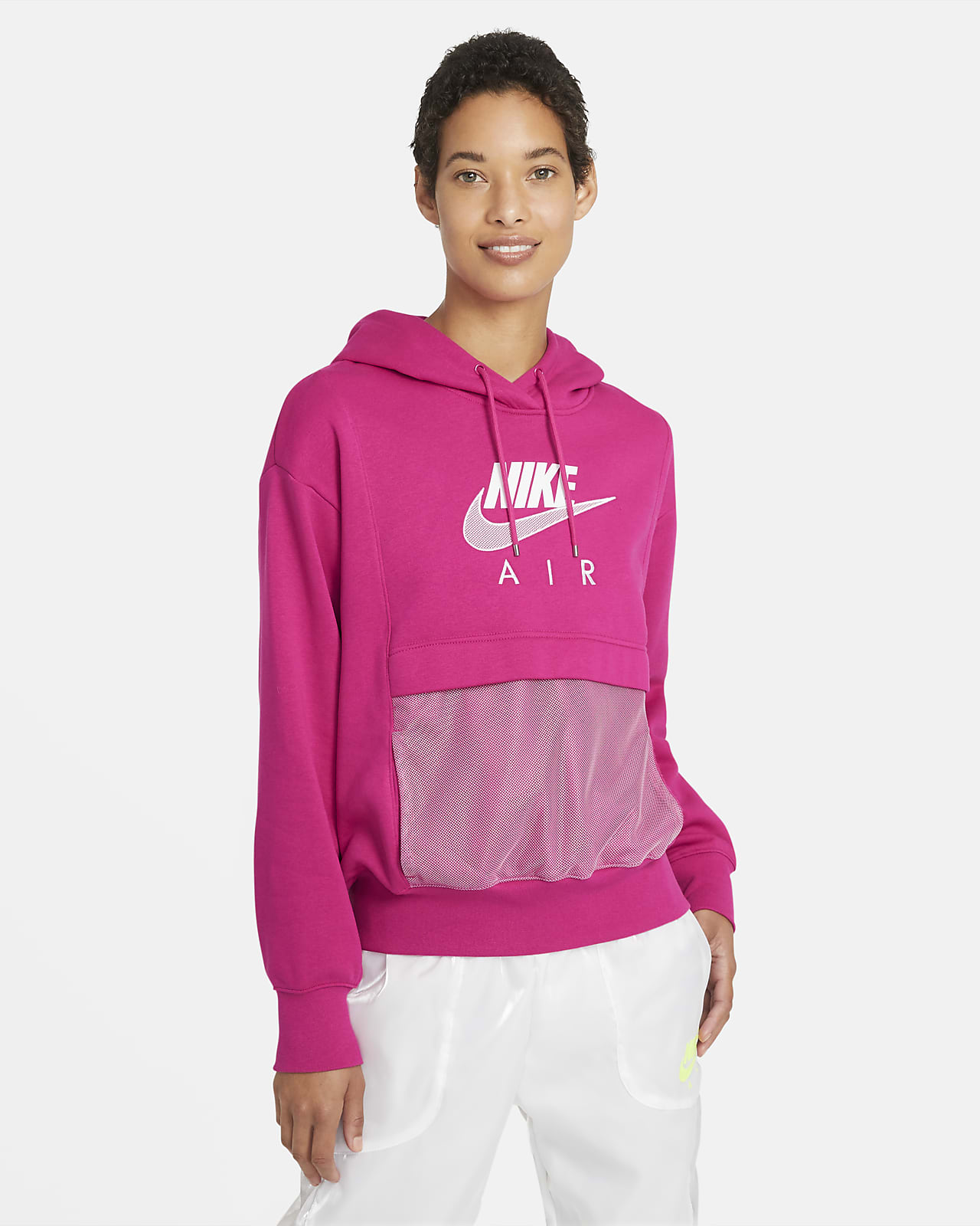 nike pink womens hoodie