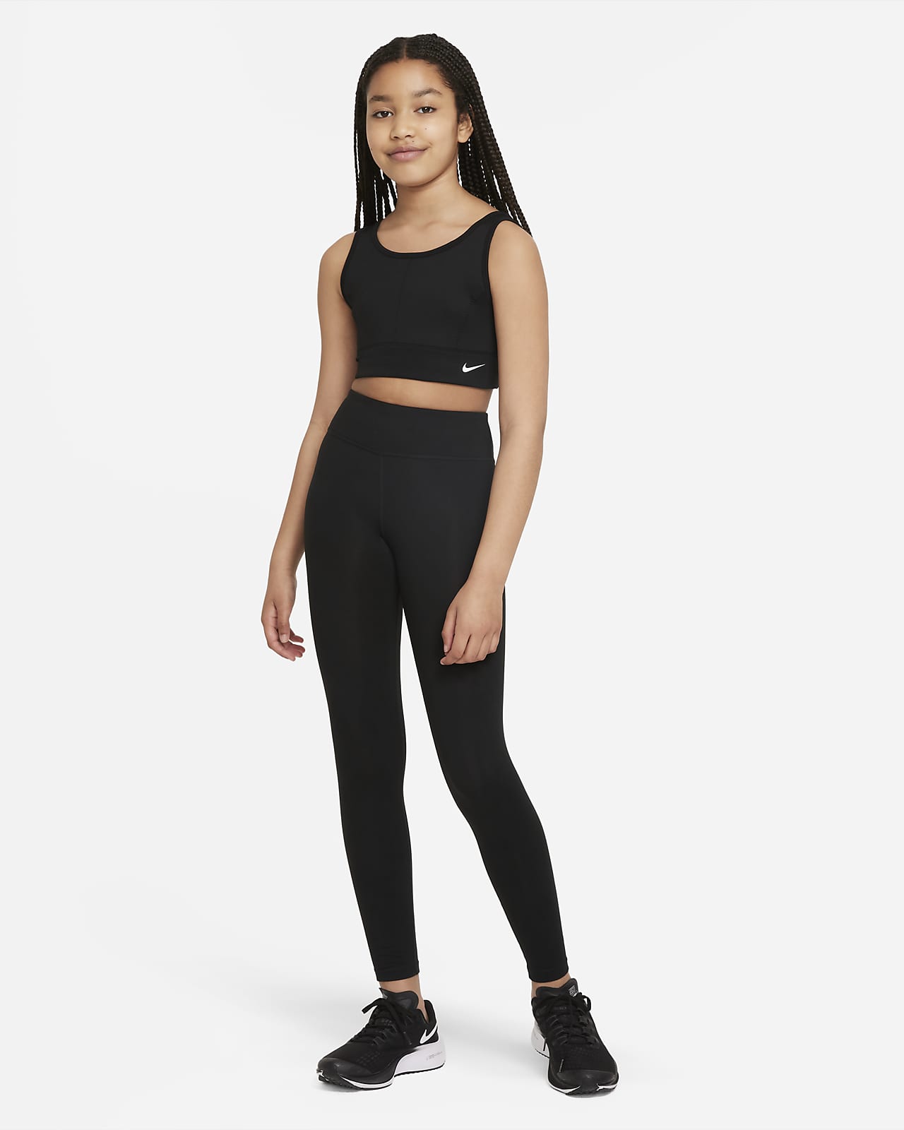 Nike Dri-FIT Swoosh Luxe Sport-bh voor meisjes. Nike NL
