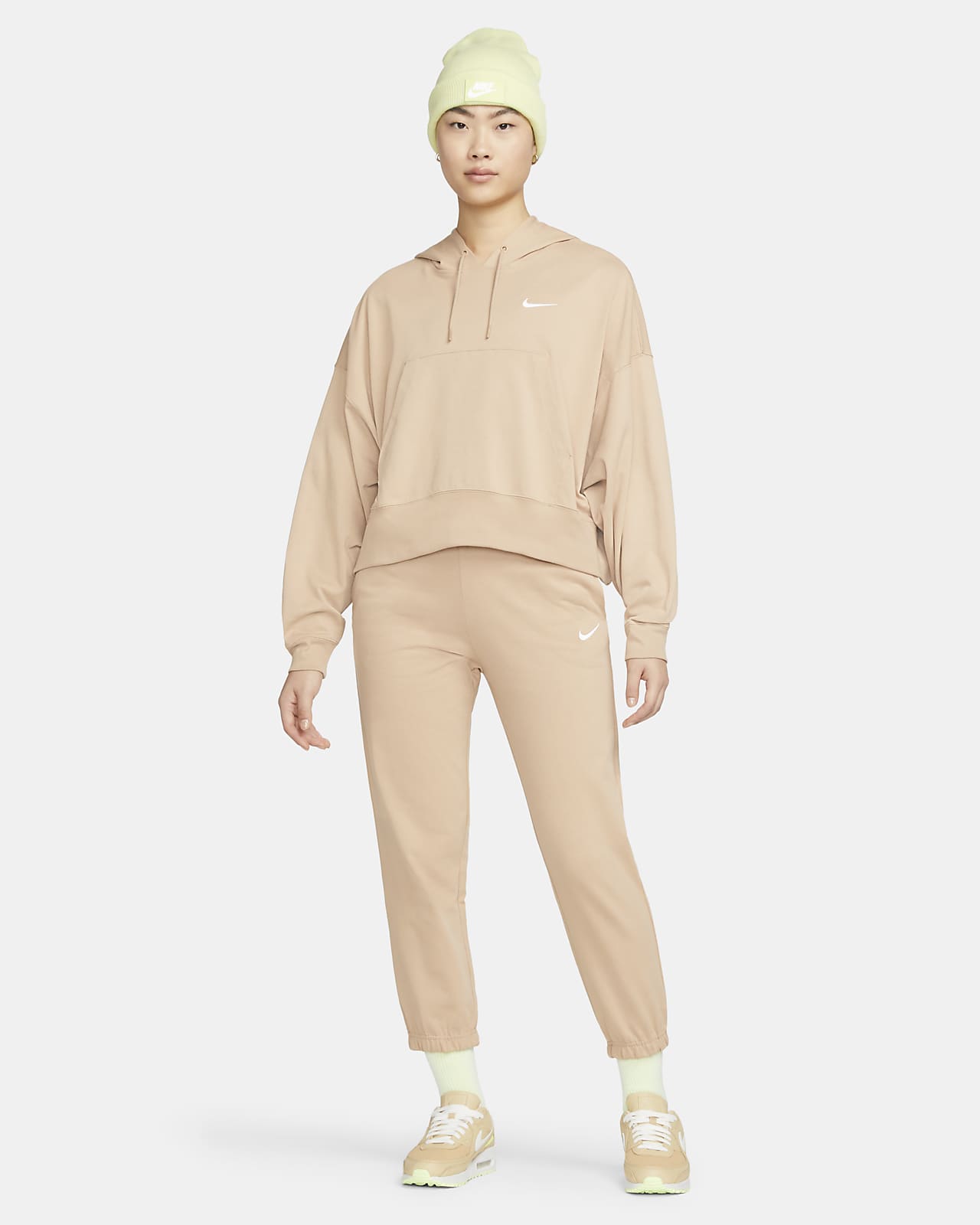 Nike Sportswear Women's Oversized Jersey Pullover Hoodie. Nike AE