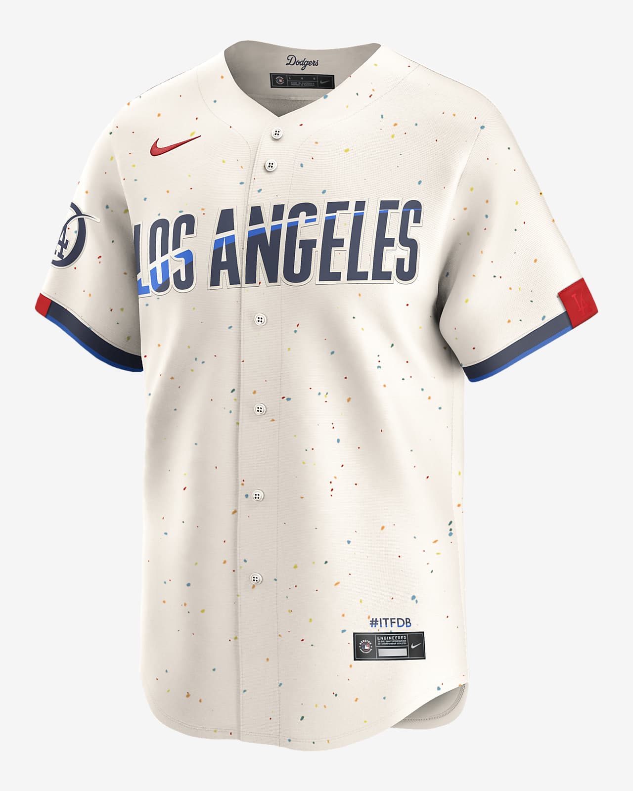 Jersey Nike Dri-FIT ADV de la MLB Limited para hombre Los Angeles Dodgers City Connect