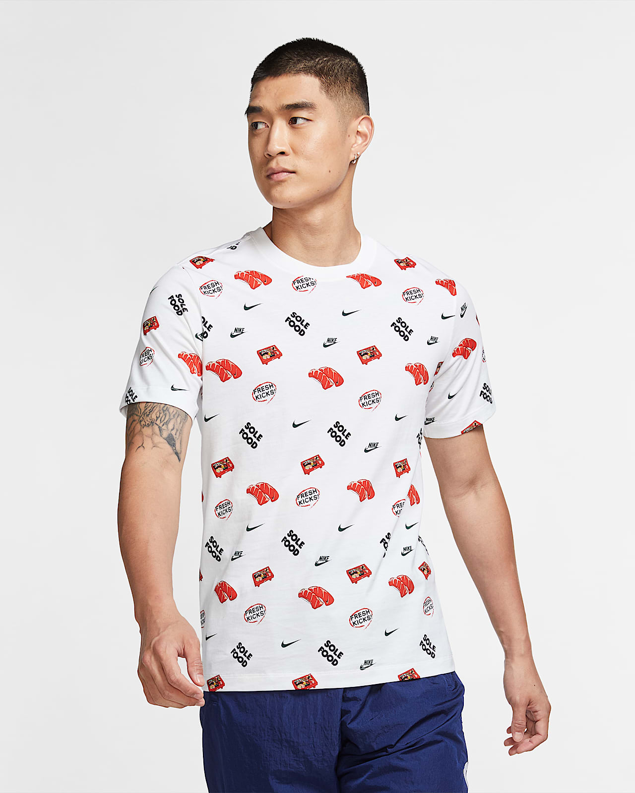 sole food nike shirt