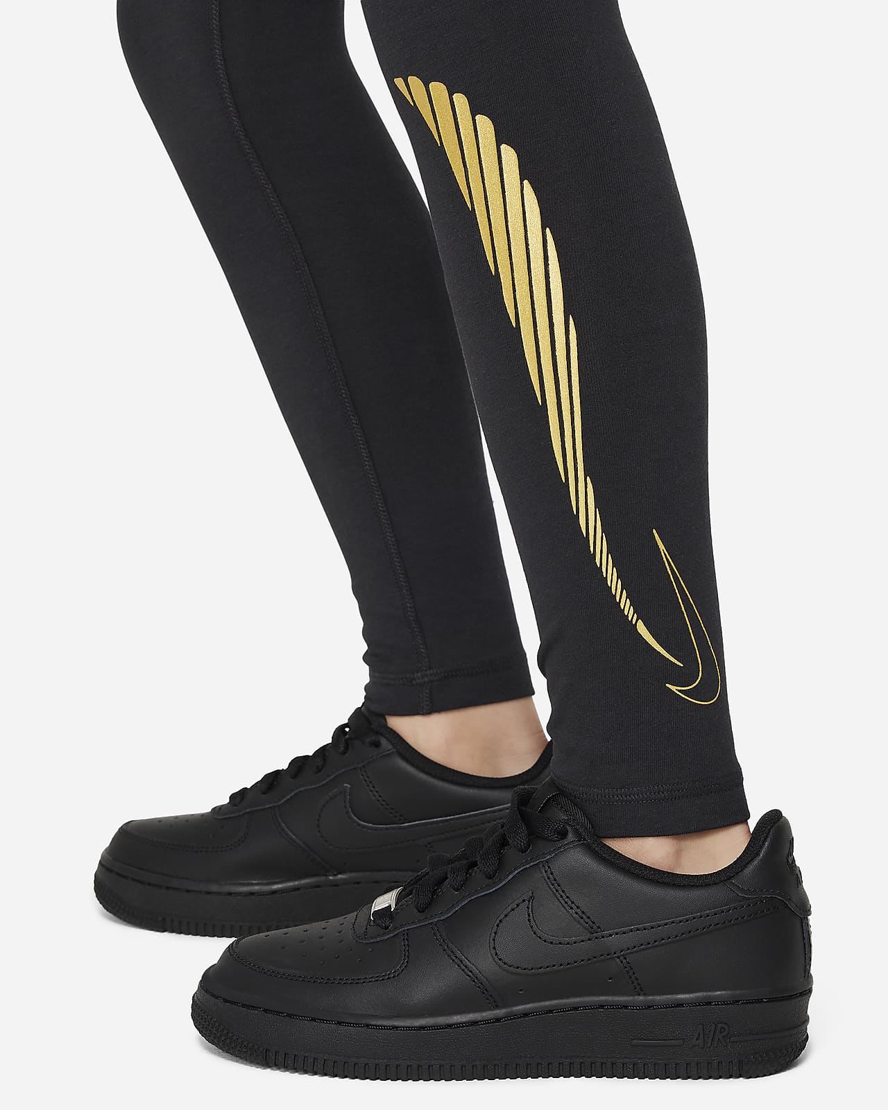 Nike Sportswear Favorites Big Kids\' (Girls\') High-Waisted Leggings.