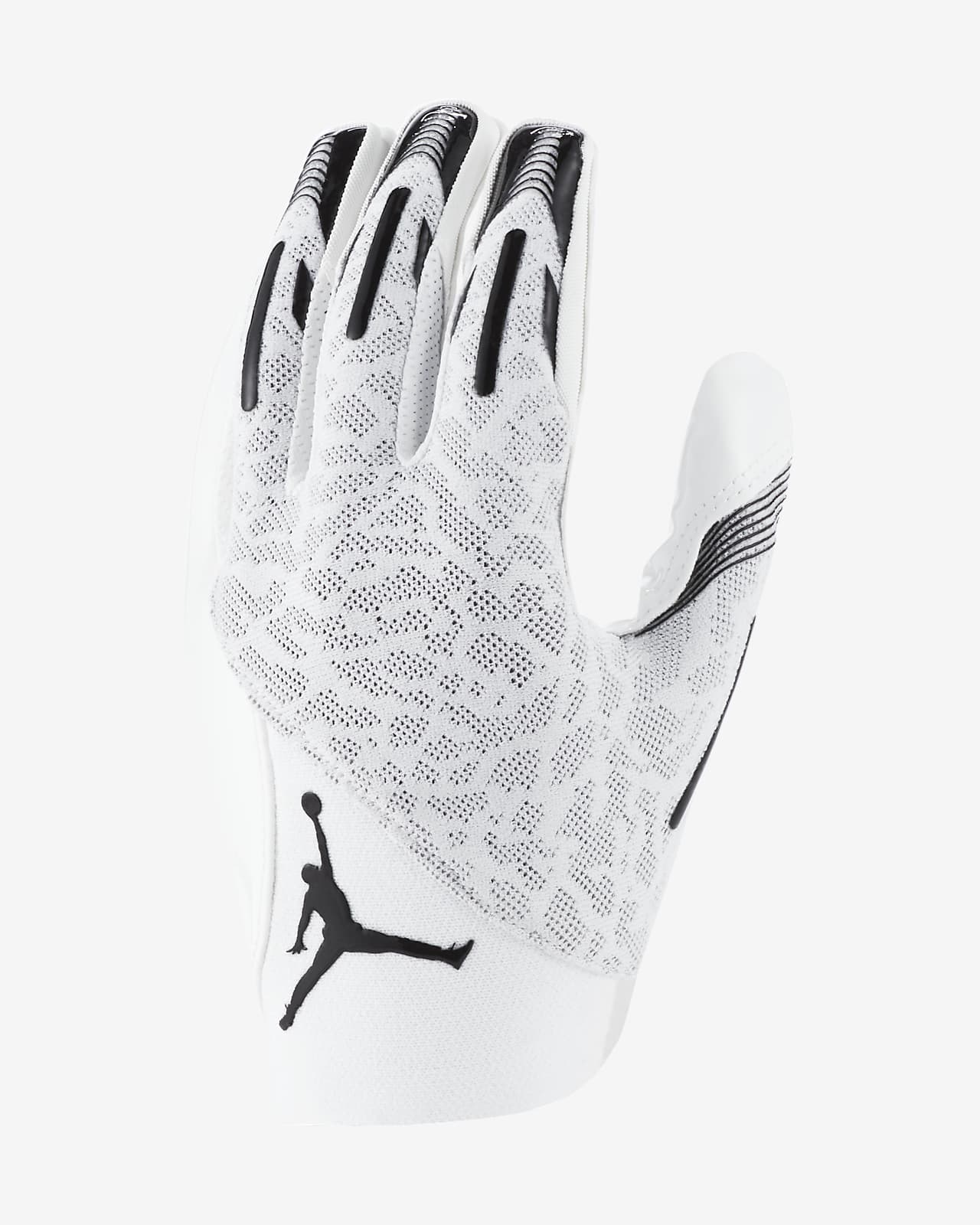 white jordan football gloves