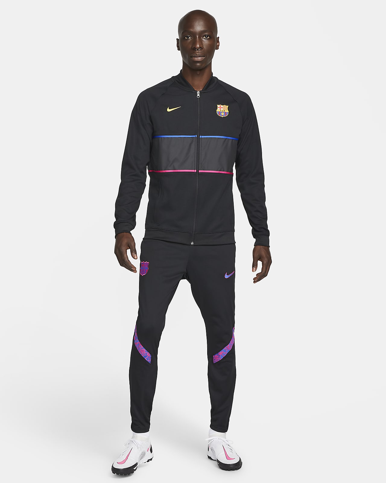 Giacca da calcio con zip a tutta lunghezza F.C. Barcelona - Uomo. Nike IT