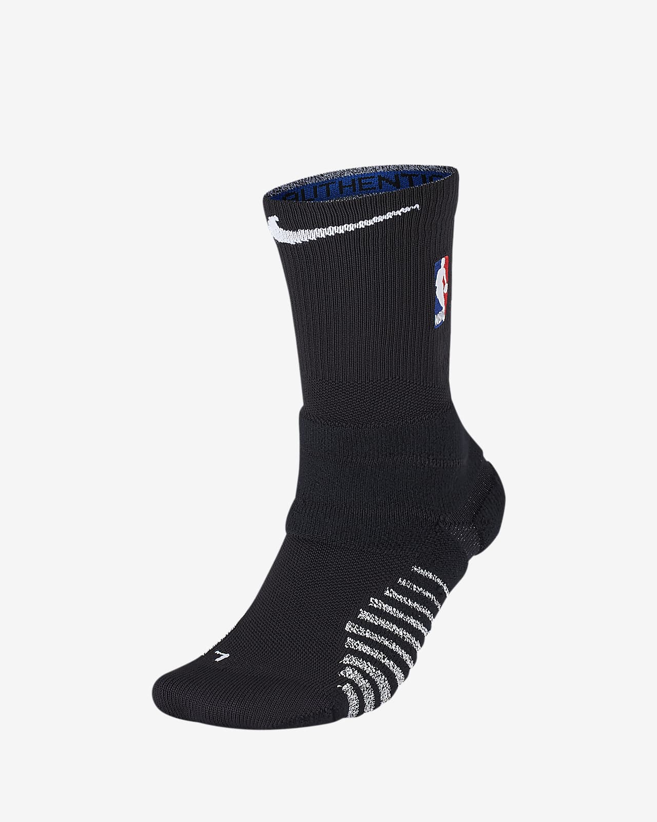 Nike NBA Elite Socks - Power Grips/Grip Quick - White/Black- Large and  Medium 