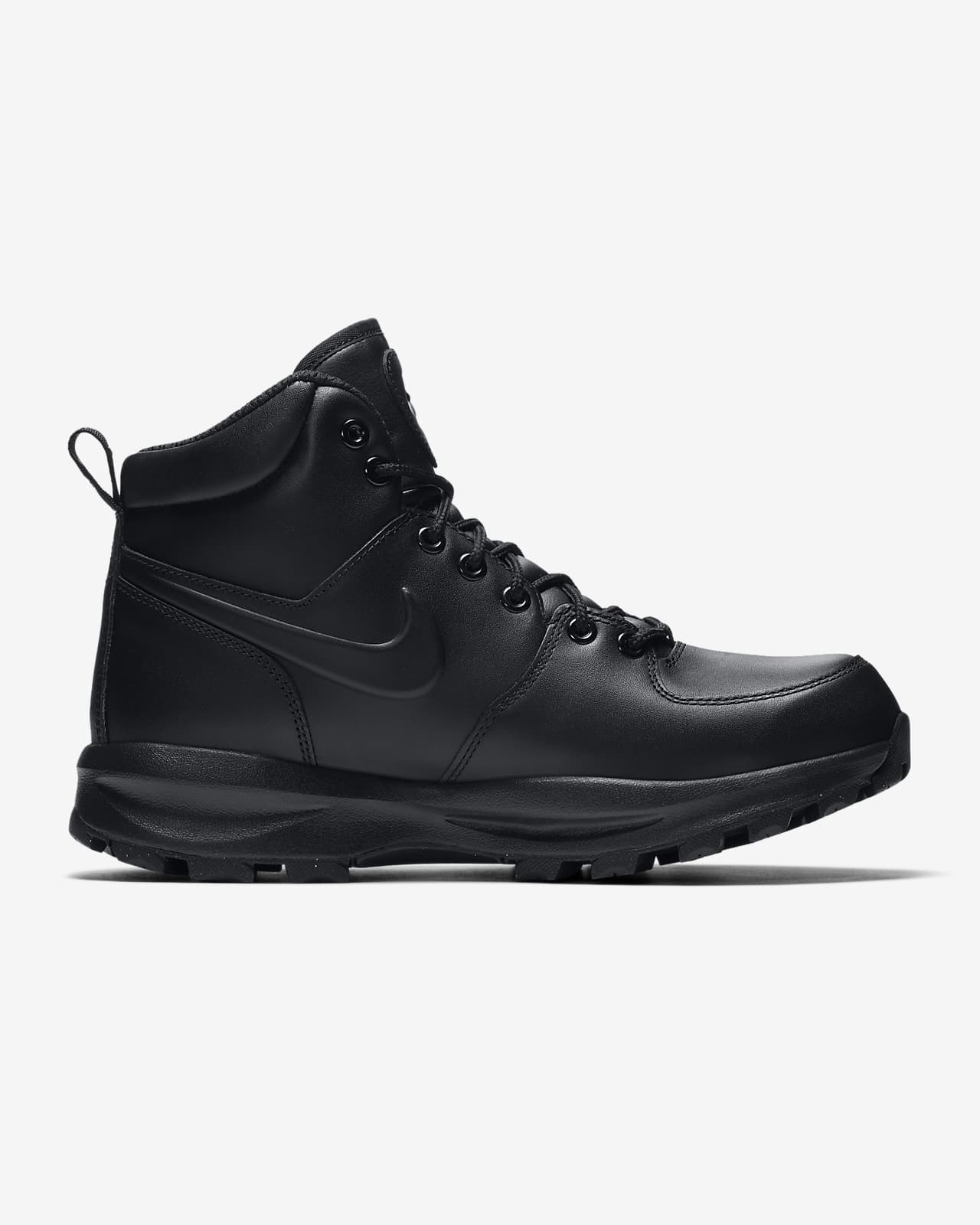 nike manoa leather boot black