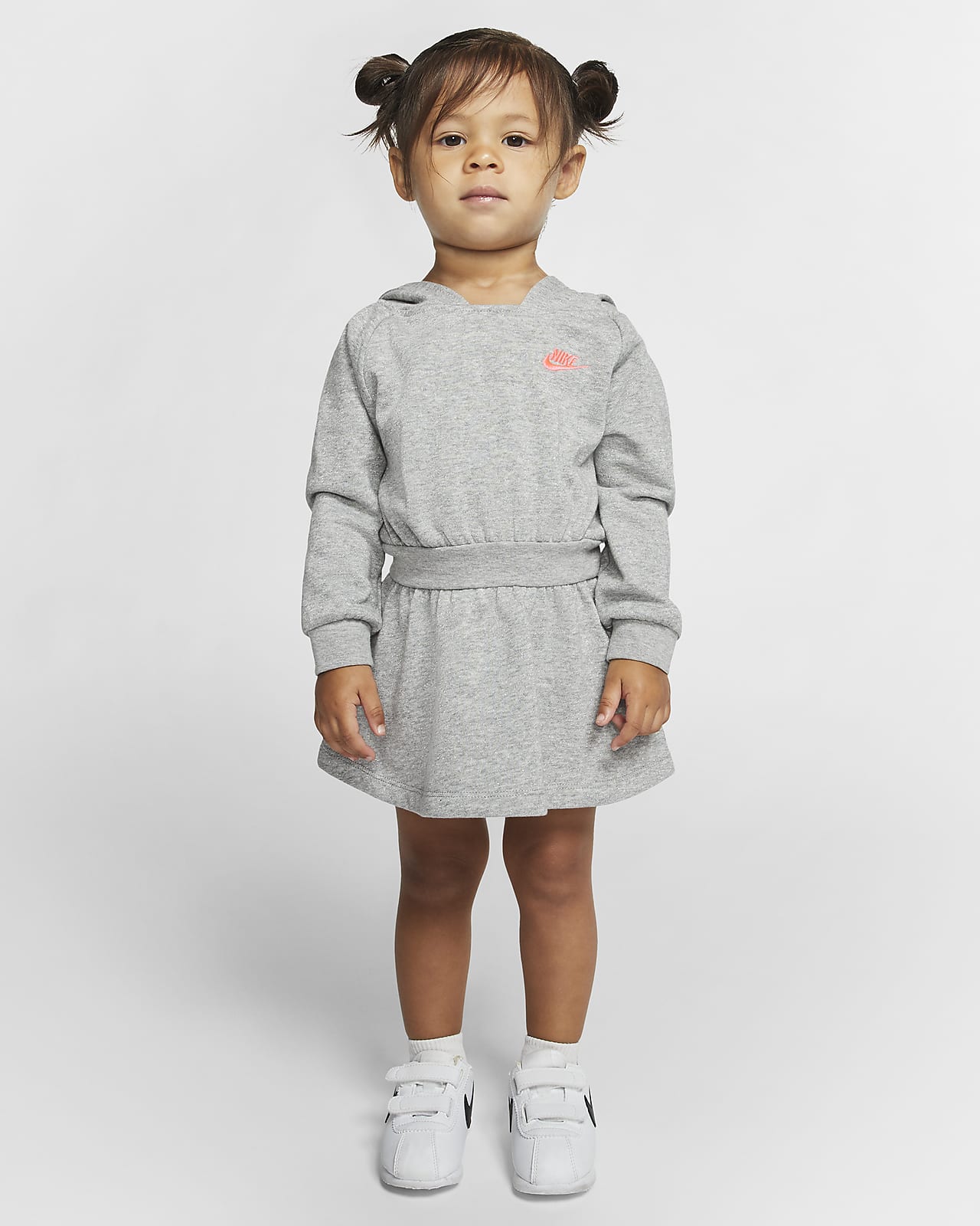 Nike Sportswear Long-Sleeve Hooded Dress.