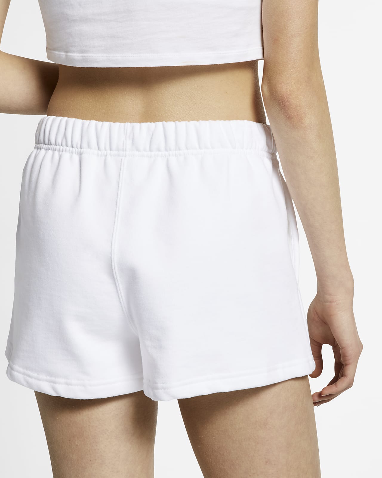 nikelab fleece shorts womens