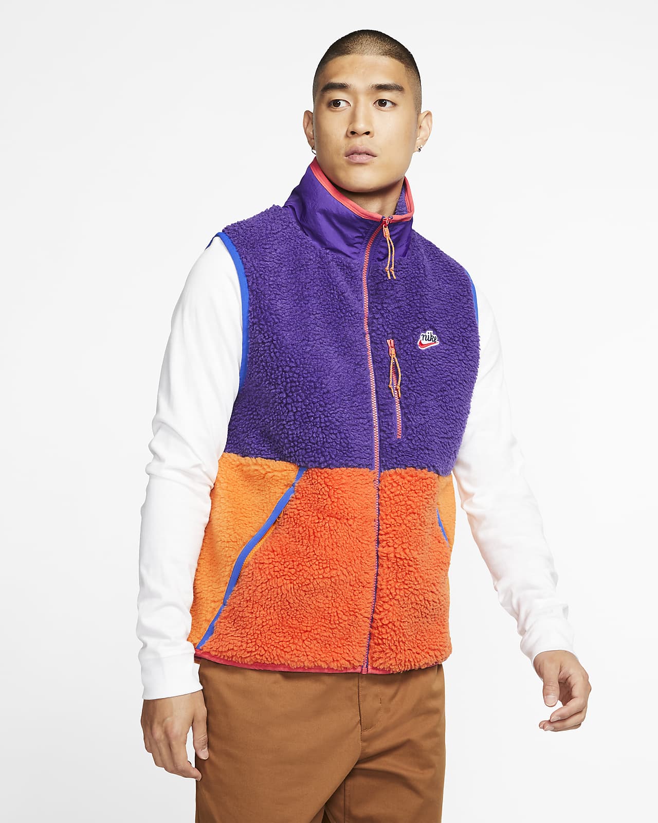piumino smanicato nike uomo