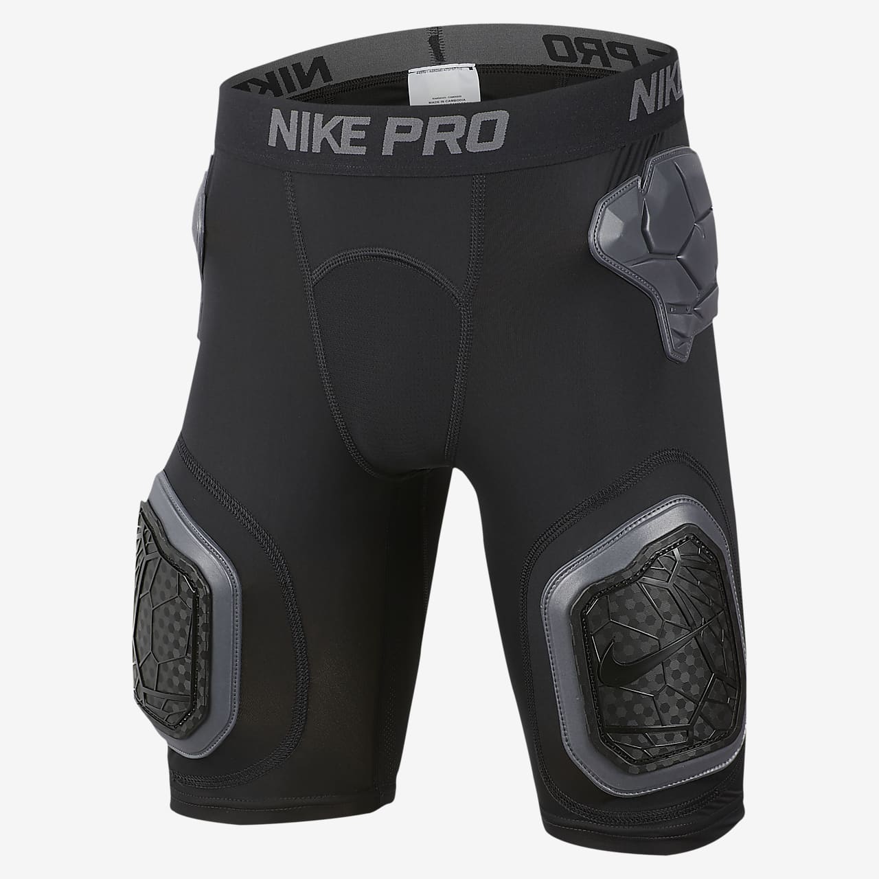 Nike Pro Stretch Waist Dark Grey Kids Core Compression Shorts 417474 021