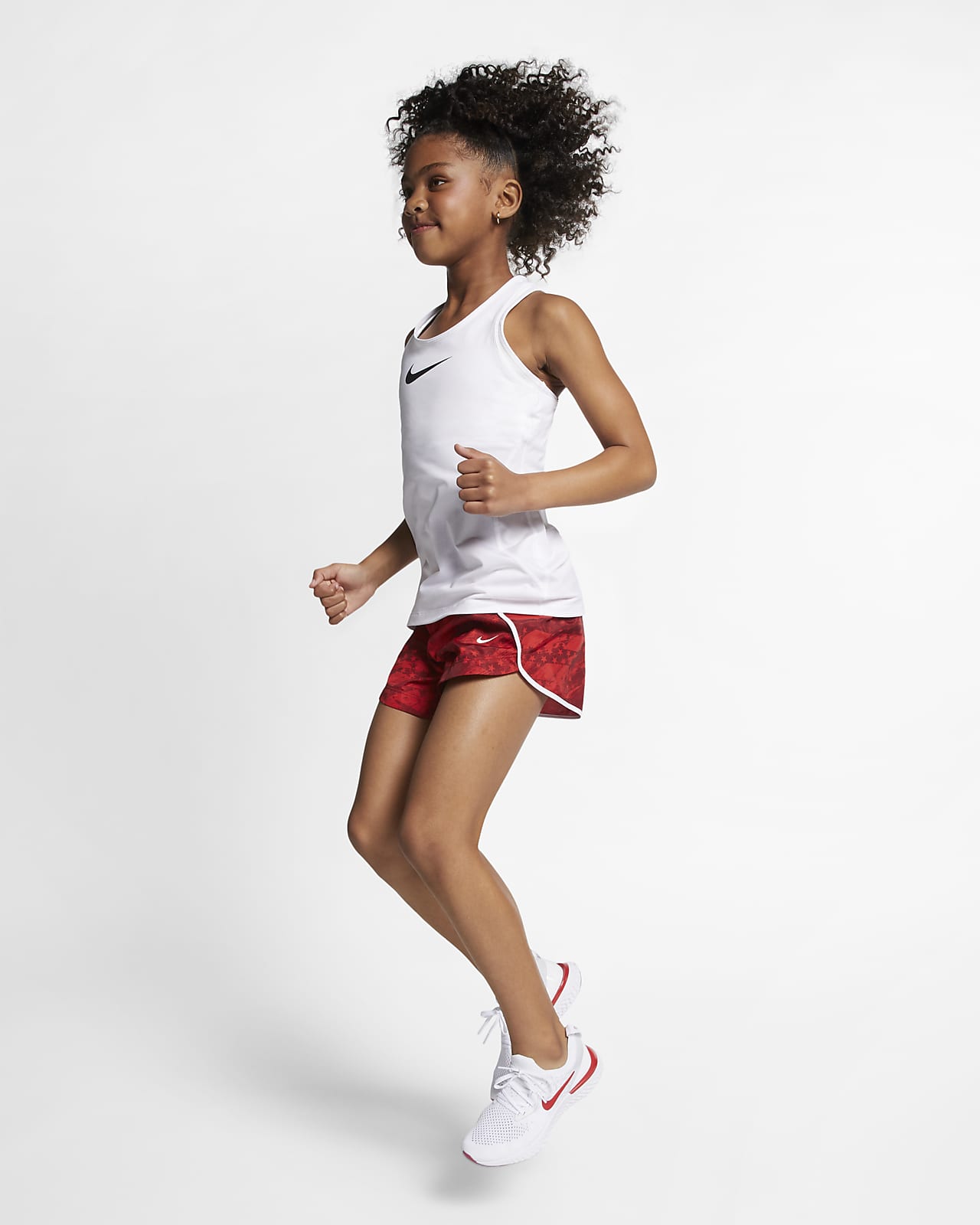 Nike Dri-FIT 10K2 Big Kids' (Girls') Training Shorts.