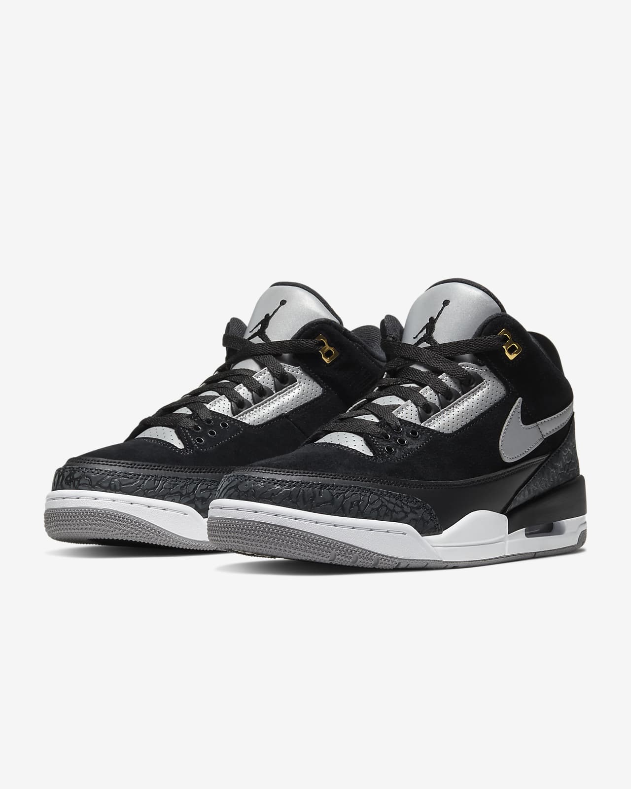 air jordan 3 retro high og black white