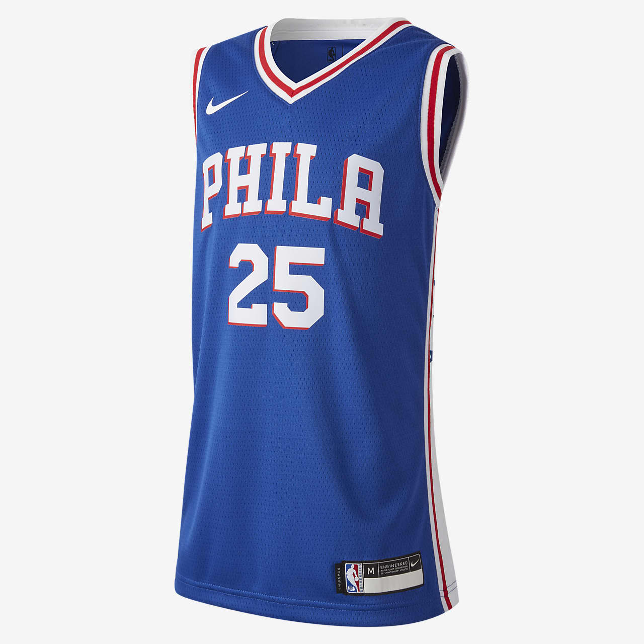 white and blue nba jersey