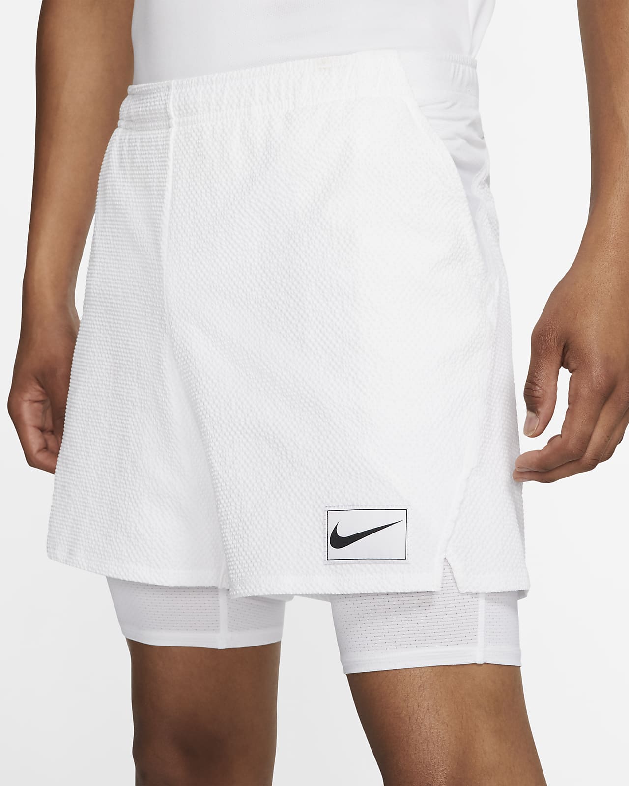 nike 2 in 1 tennis shorts