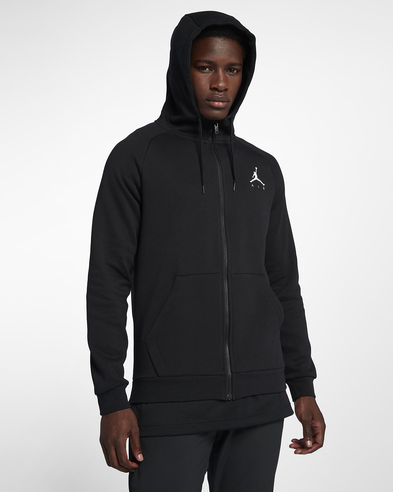 Sudadera con capucha de tejido Fleece de cierre completo para hombre Jordan  Jumpman. Nike.com