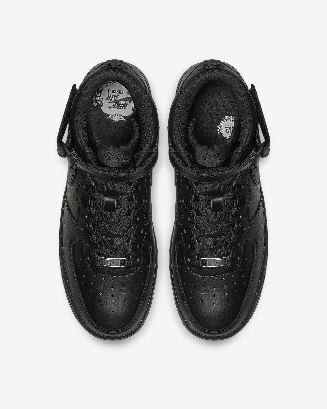 Nike air force 1 mid black mens Clearance