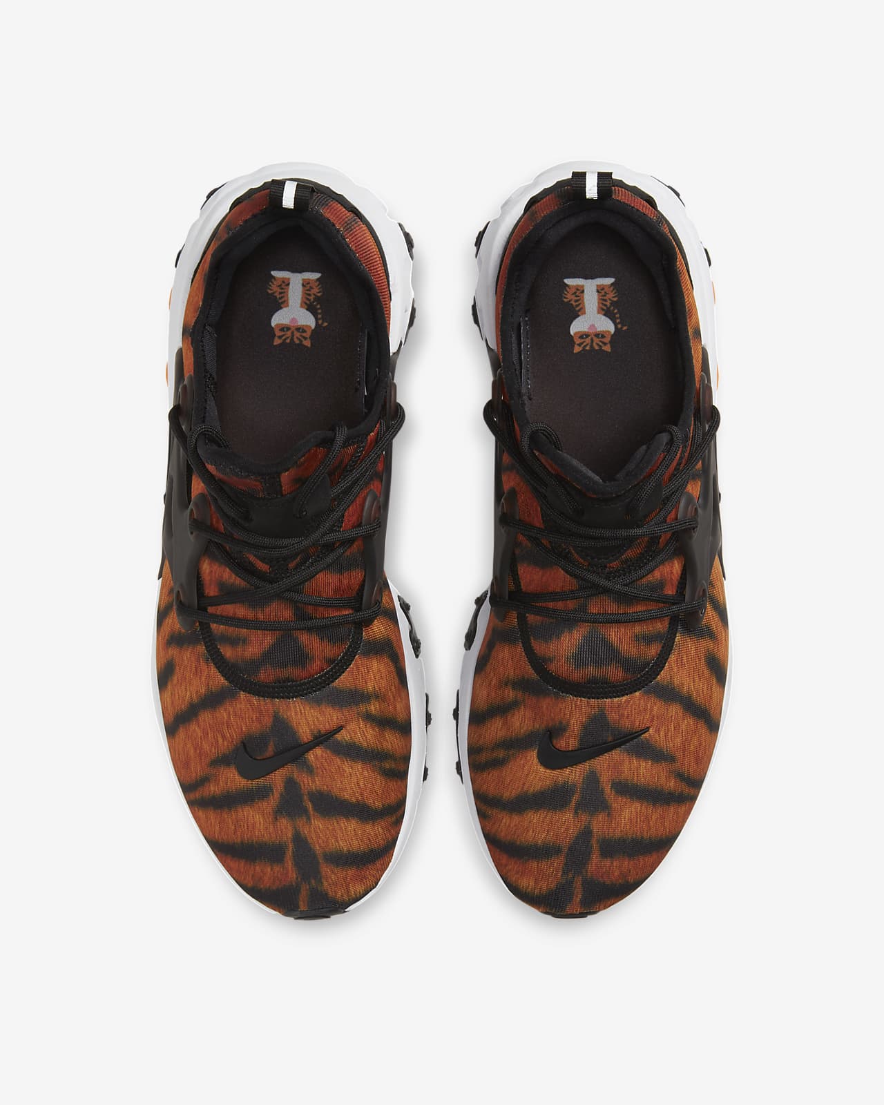 react presto black and orange