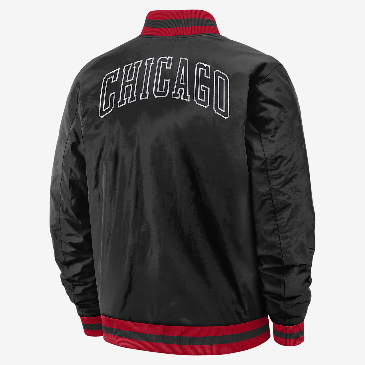 Chicago Bulls Courtside Men's Nike NBA Reversible Jacket.