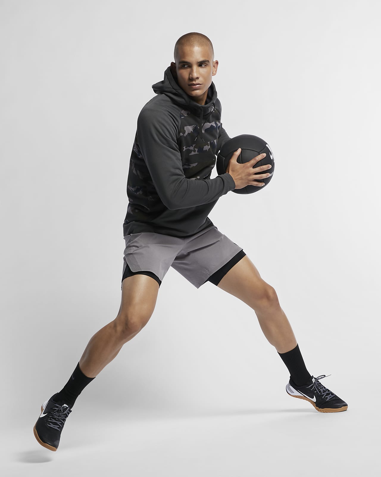 Nike Dri-FIT Men's Camo Training Hoodie