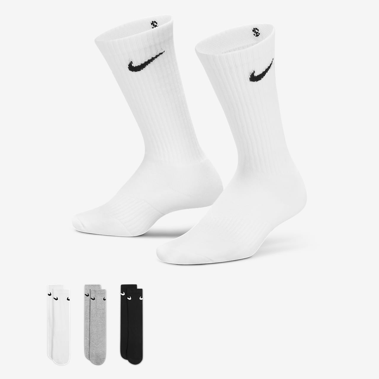 Nike Performance Crew Older Kids' Socks 