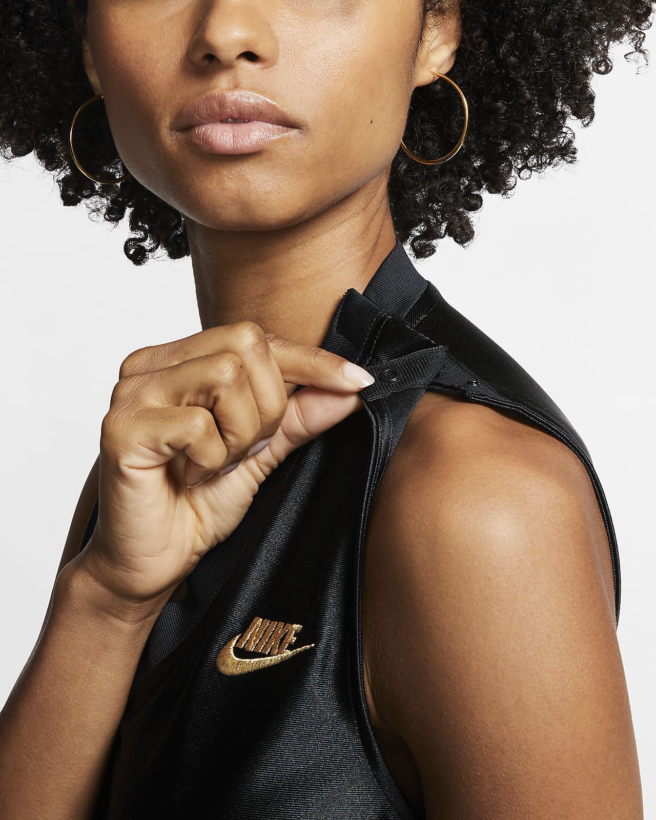 nike high neck jumpsuit